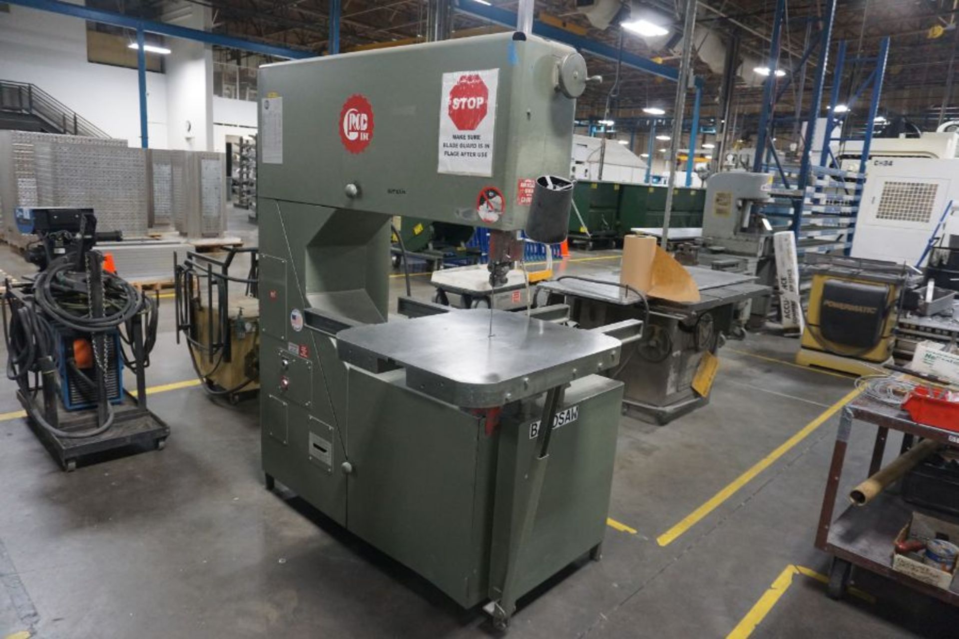 Grob 4V-36 Vertical Band Saw, s/n 2004, New 2013 - Image 2 of 4