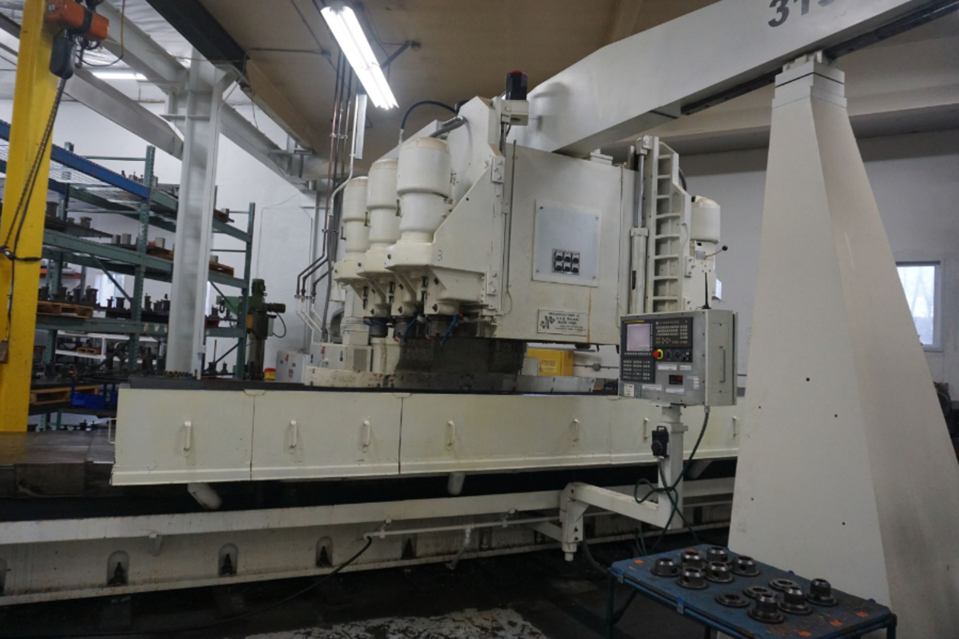 Wilson Versa-Tel C-Frame 6-Spindle 3 Axis Profiler, Fanuc Series 31i-Model A5 Ctrl *Offsite Machine* - Image 4 of 8
