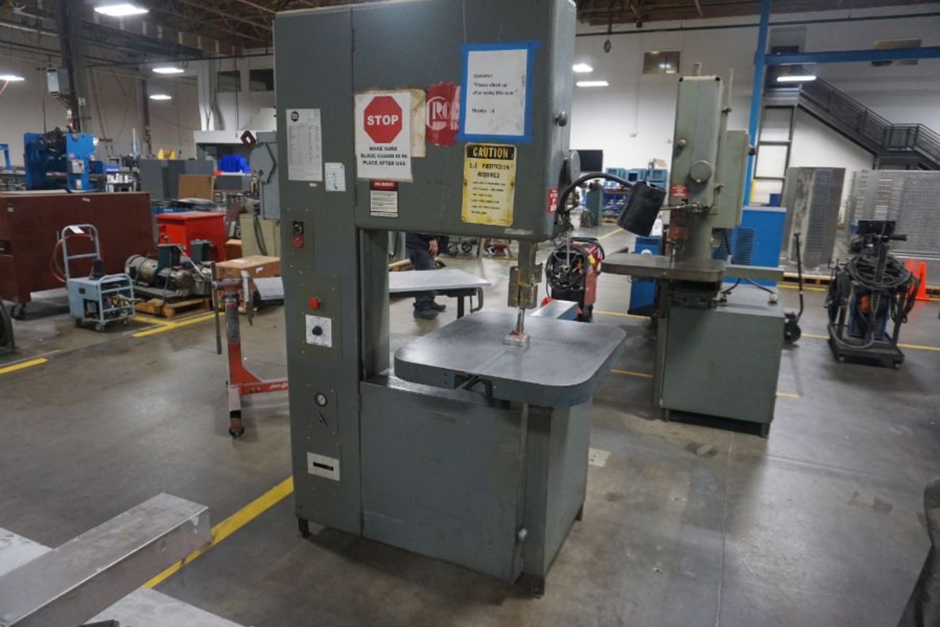 Grob 4V-24 Vertical Band Saw, s/n 1843, New 1980 - Image 4 of 5