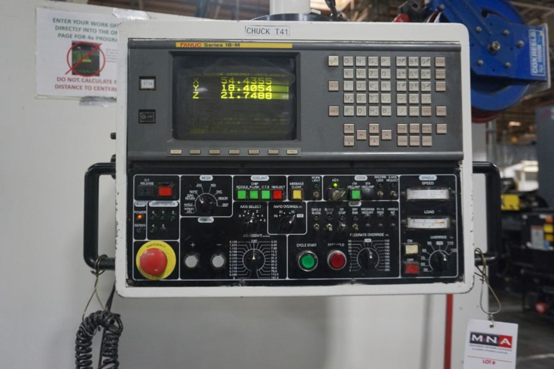 Kasuga Quantum Q-2000V 4-Axis VMC, Fanuc 18M Control, 80” x 35” x 32” Travels, 50 Taper, 30 ATC, - Image 5 of 7