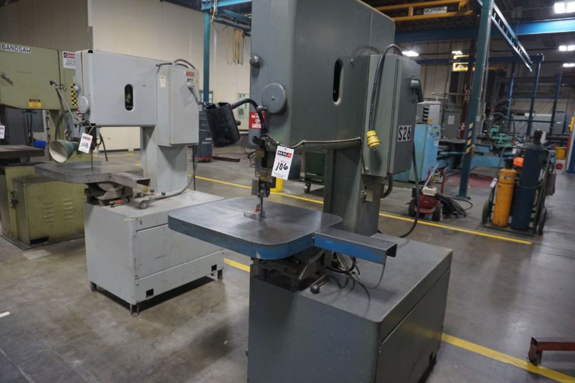 Grob 4V-24 Vertical Band Saw, s/n 1843, New 1980 - Image 3 of 5