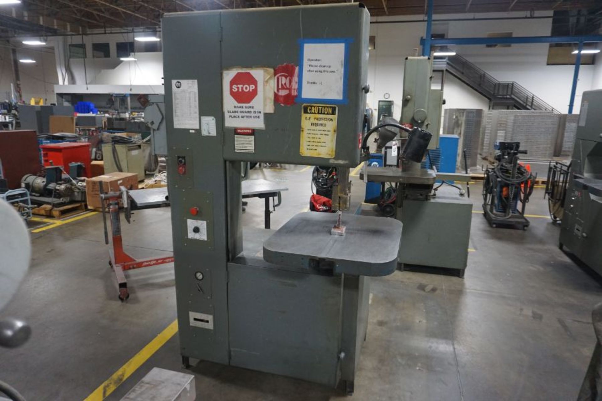 Grob 4V-24 Vertical Band Saw, s/n 1843, New 1980 - Image 2 of 5