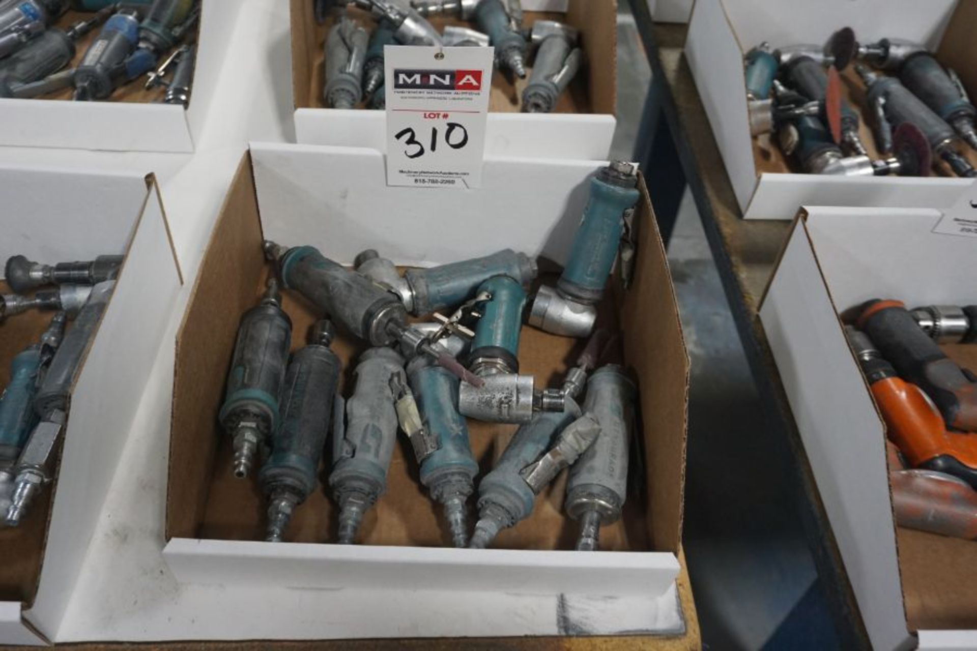 Assorted Pneumatic Grinders