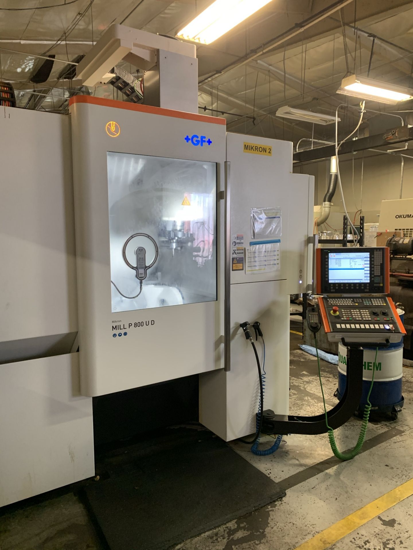 Mikron Mill P800 UD 5-axis Vertical Machining Center, New 2017 - Image 2 of 13