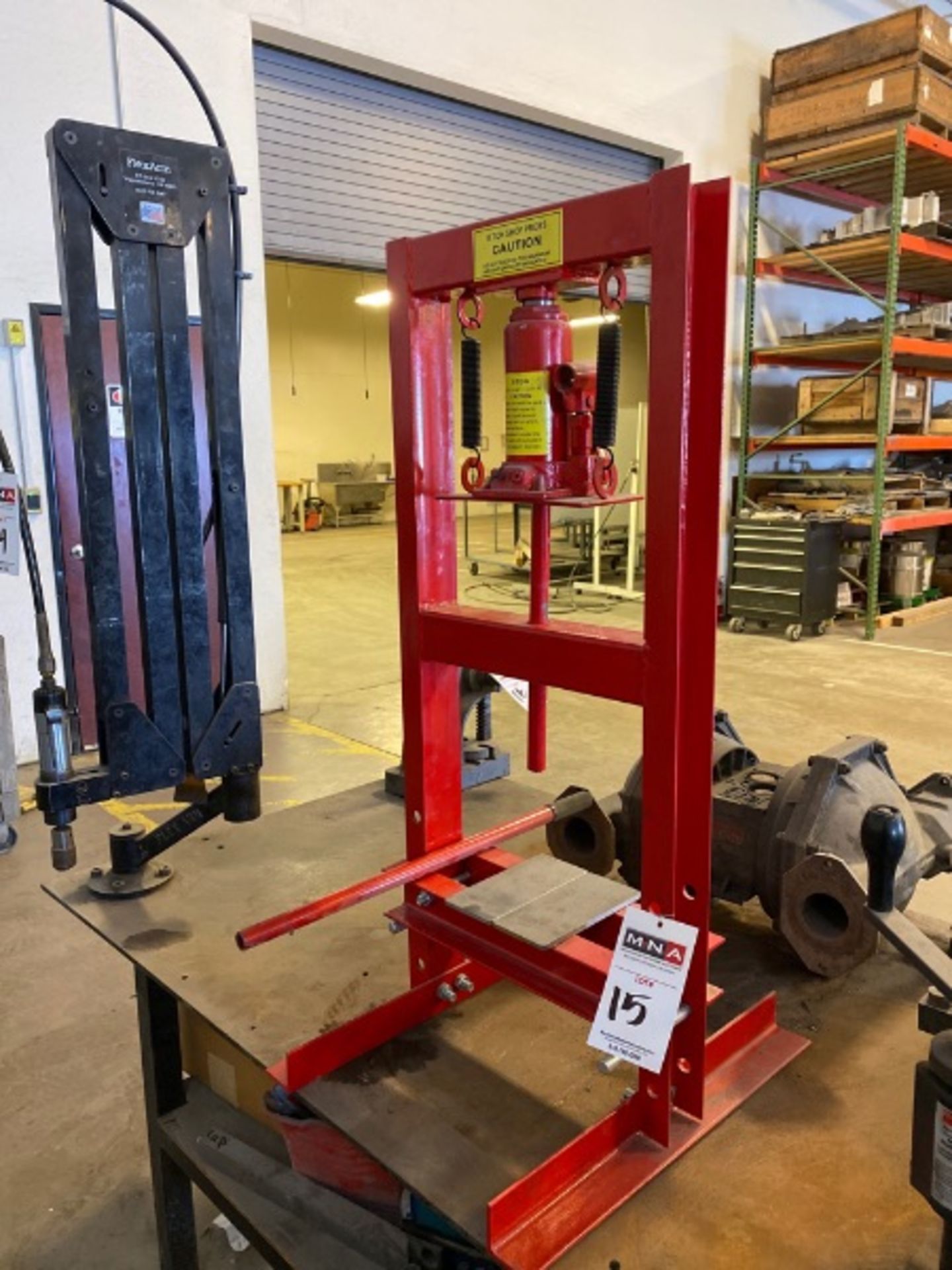6 Ton Hydraulic Jack Shop Press - Image 3 of 4