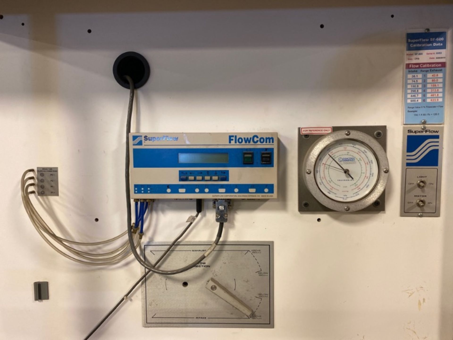 Superflow SF-600 Flow Bench Measurement Test System, s/n 6953 - Image 5 of 6