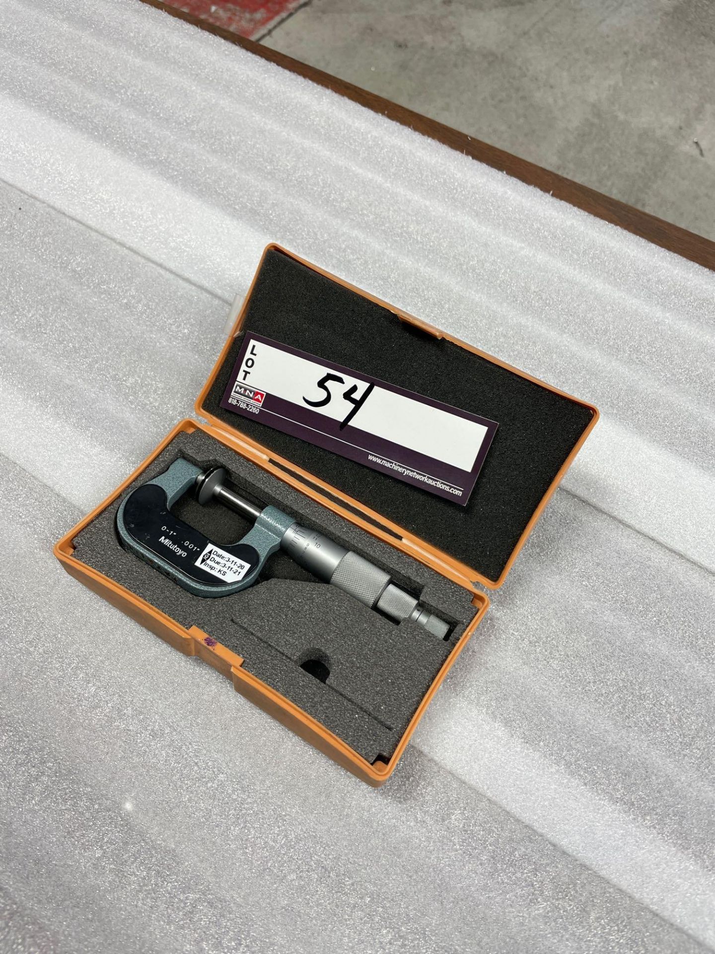 Mitutoyo 0 - 1 disc micrometer - Image 2 of 3