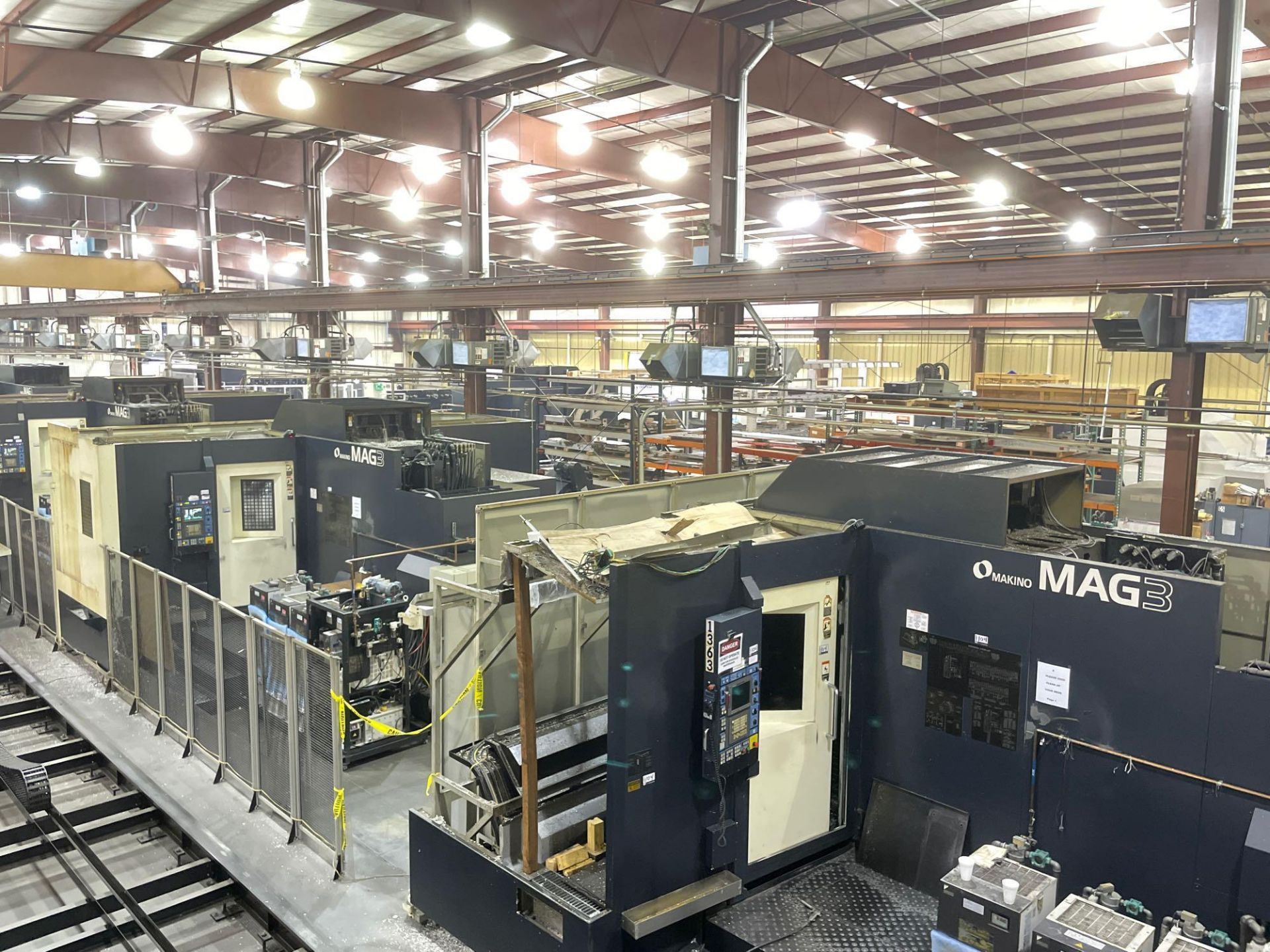 (2) Makino MAG3 5-Axis High Speed Horizontal Machining Cell, 12 A.P.C. Pallet System, as New as 2008