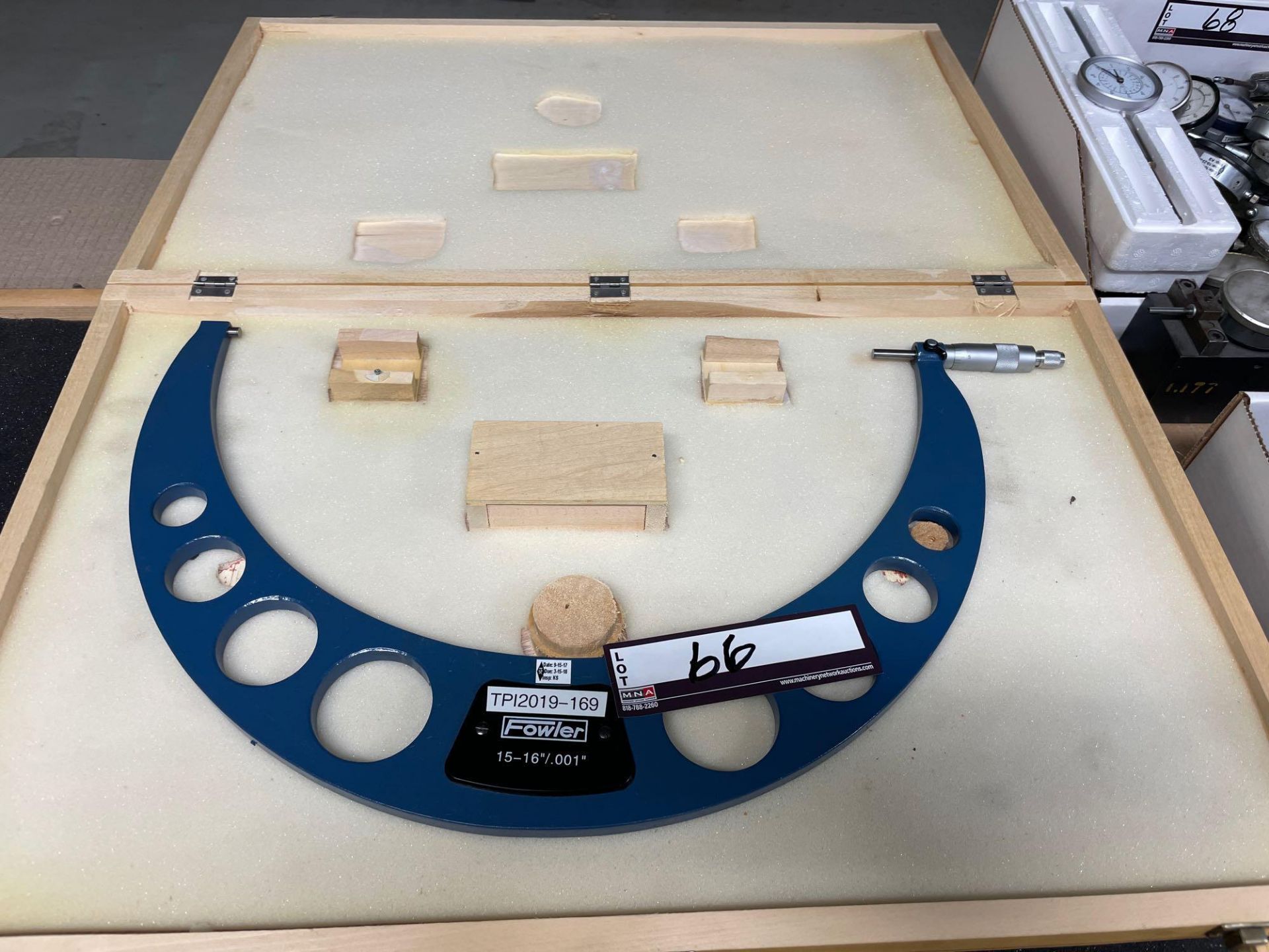 Fowler 15 - 16” Outside Micrometer