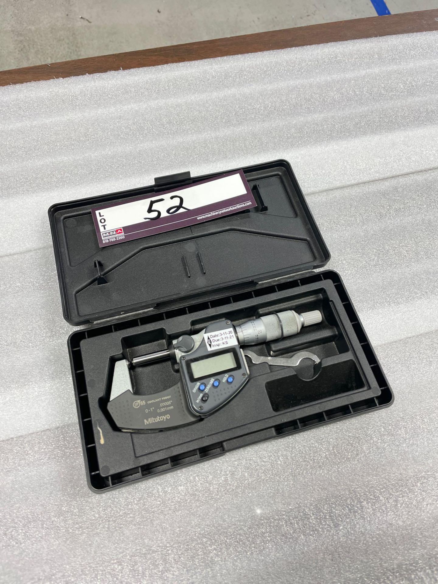 Mitutoyo 0-1" Digital Micrometer - Image 3 of 3