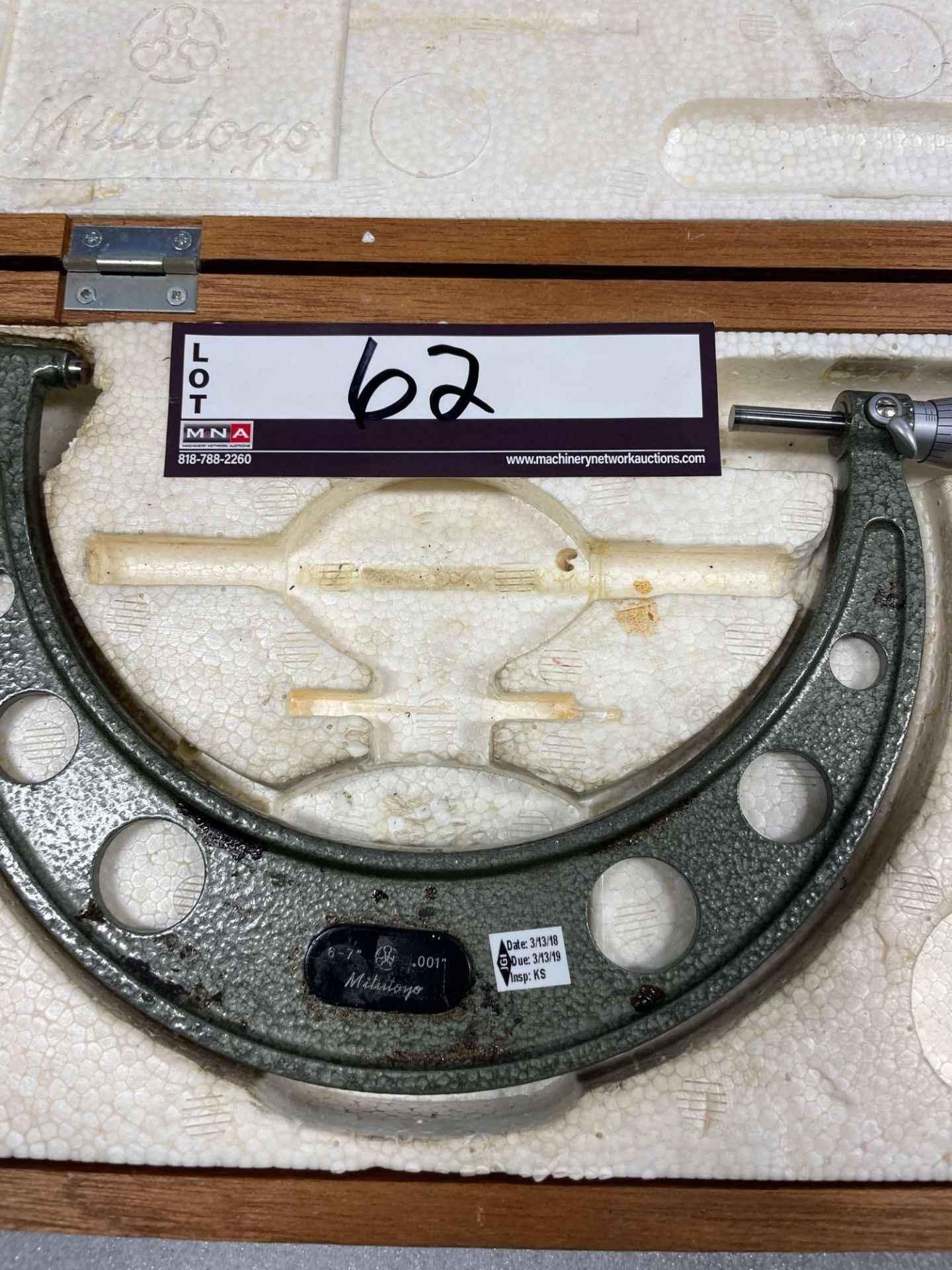 Mitutoyo 6 - 7” Outside Micrometer
