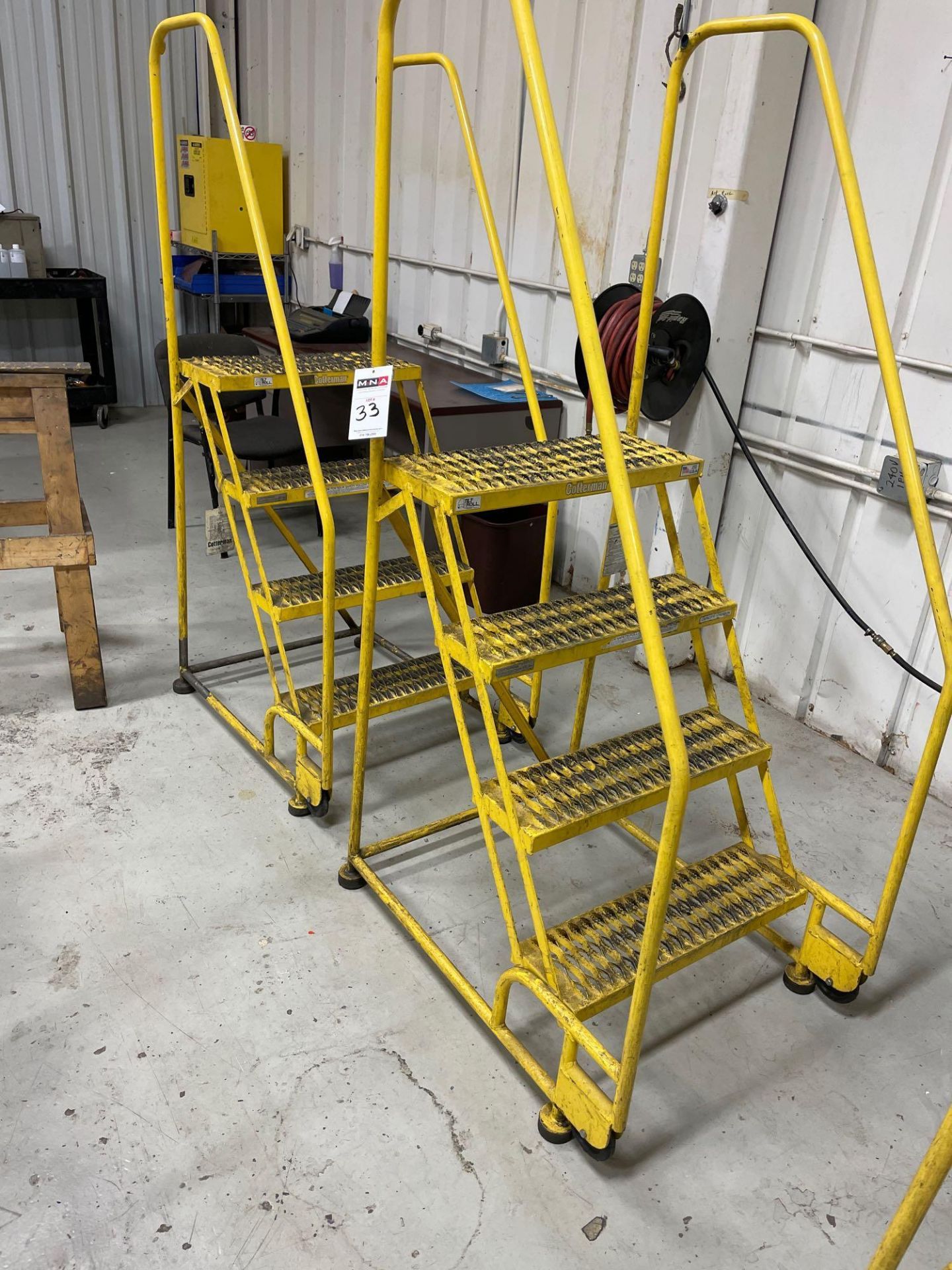 Cotterman 4 Step Rolling Ladder