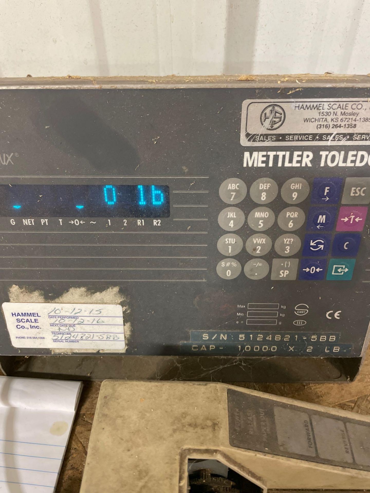 Mettler Toledo 10,000 Lbs. x 2 Cap. Platform Scale *Late Delivery* - Image 3 of 3