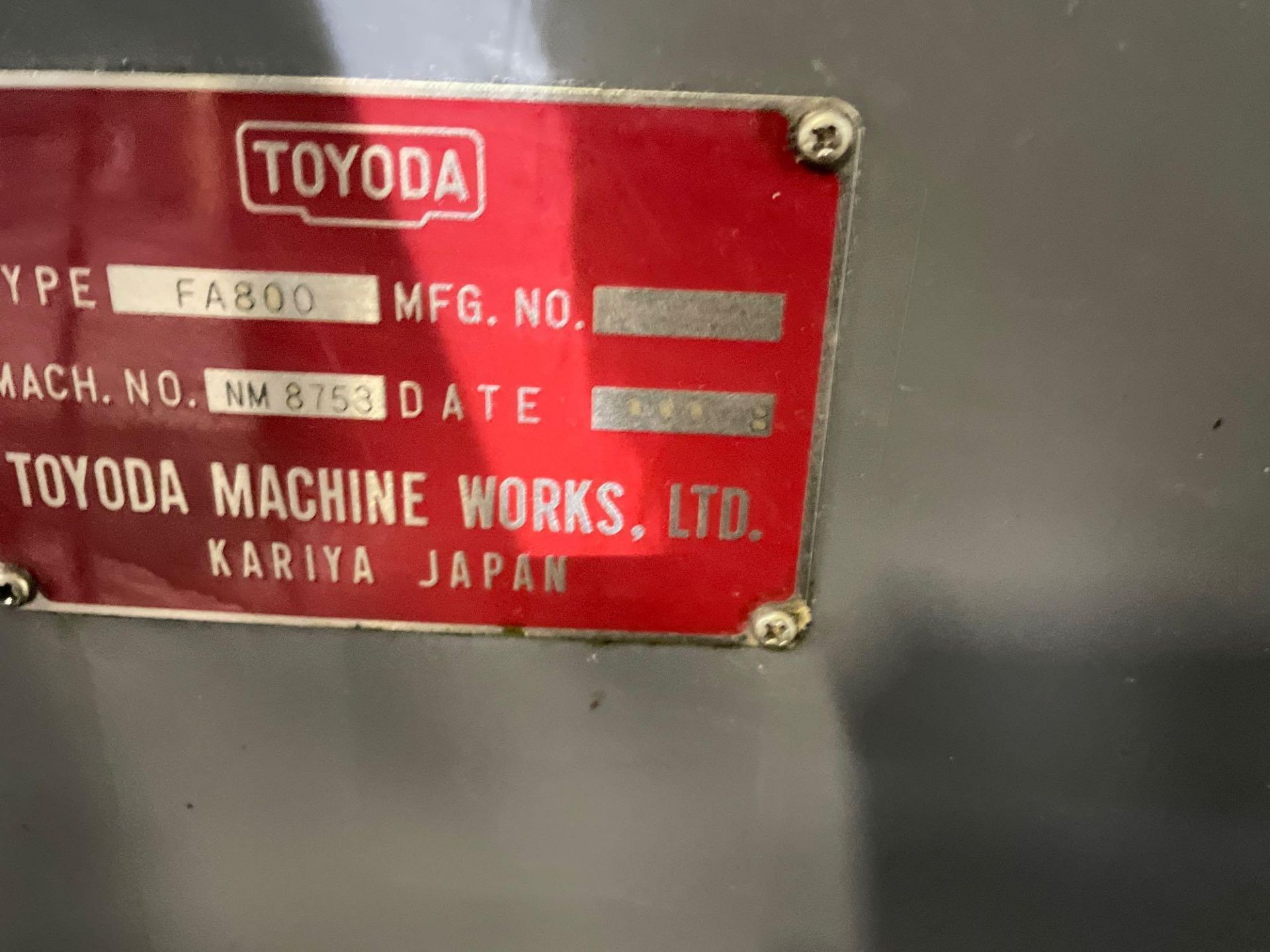 Toyoda FA-1050 4-axis, Fanuc 16i , 41" pllts, 10K RPM, CT50, 120 ATC, CTS, probe, New 1999 - Image 8 of 14