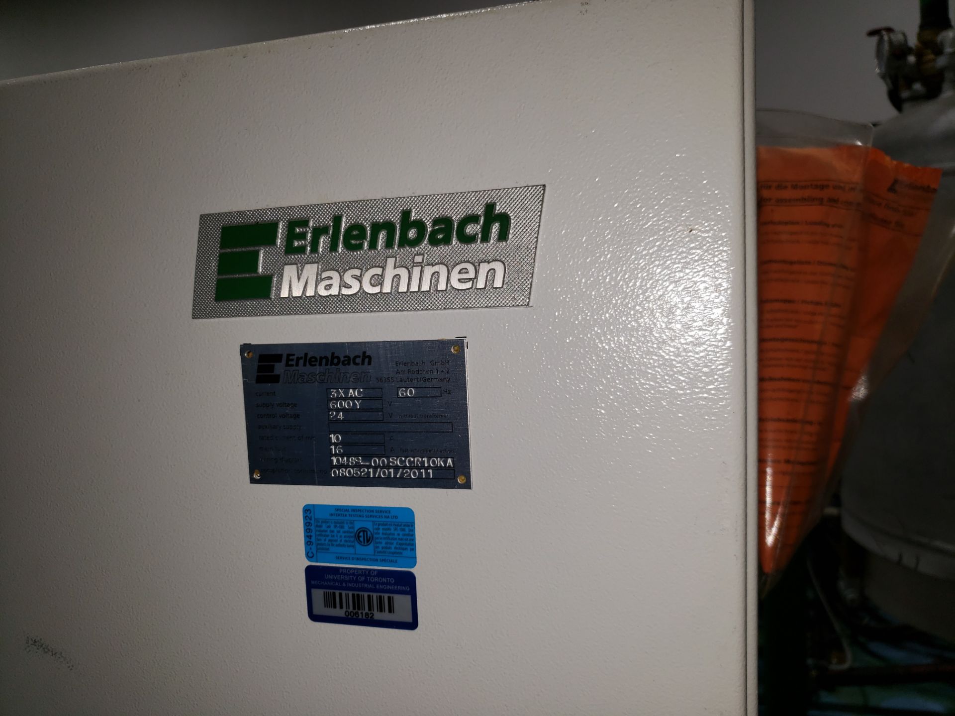 Erlenbach ADVD150 EPS Bead Foaming Chamber, New 2011 - Image 3 of 3