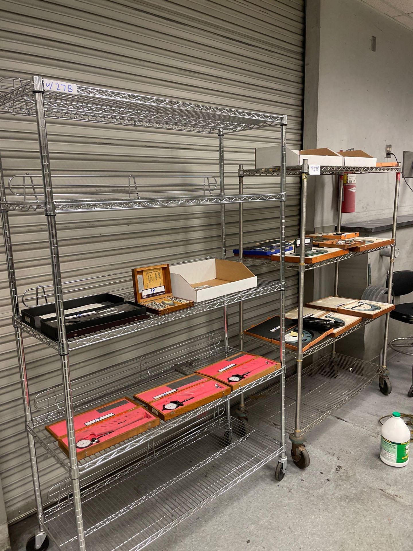 (3) Rolling Wire Racks - Image 2 of 4