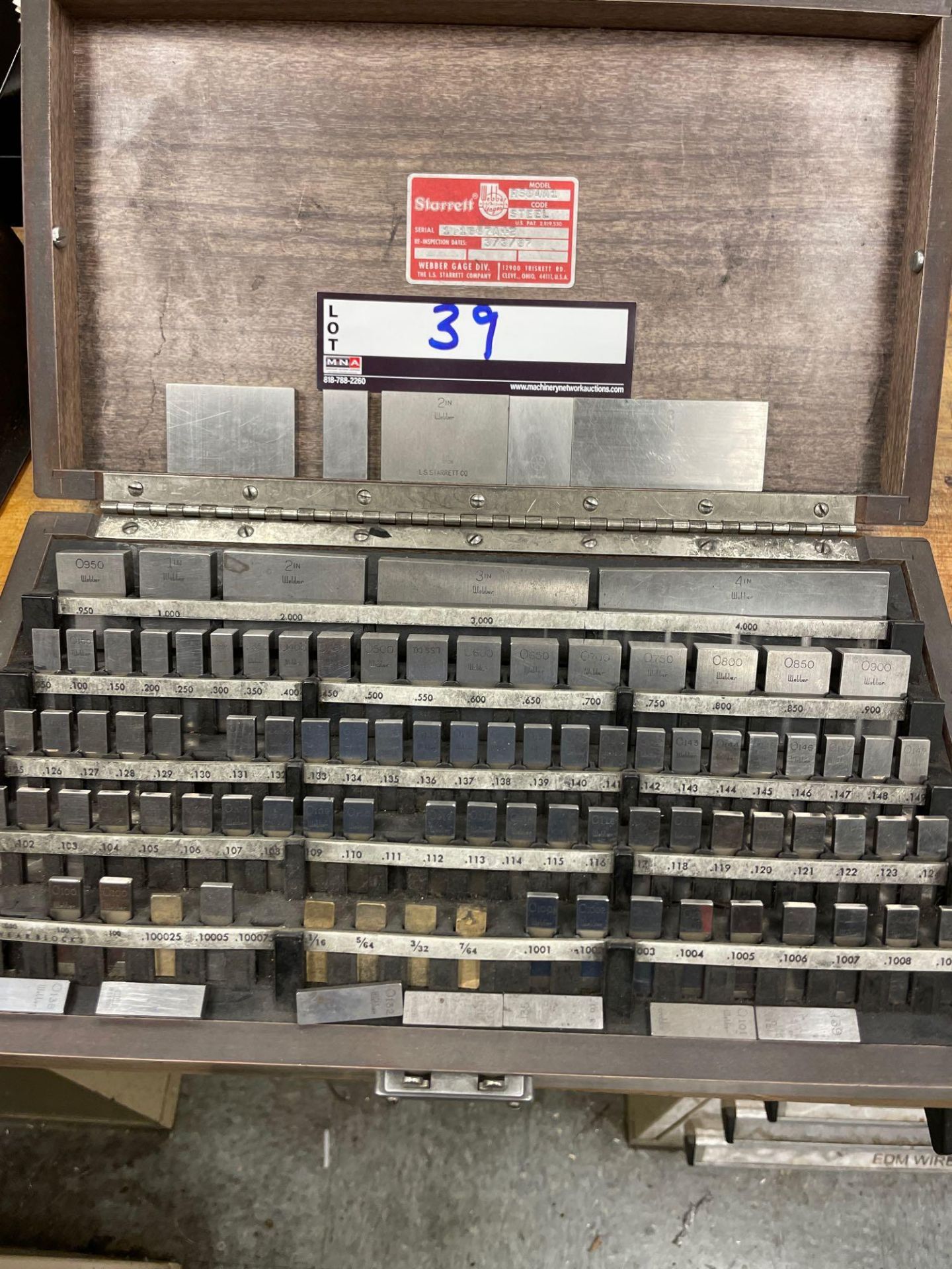 Starrett Steel Gage Block Set - Image 4 of 4