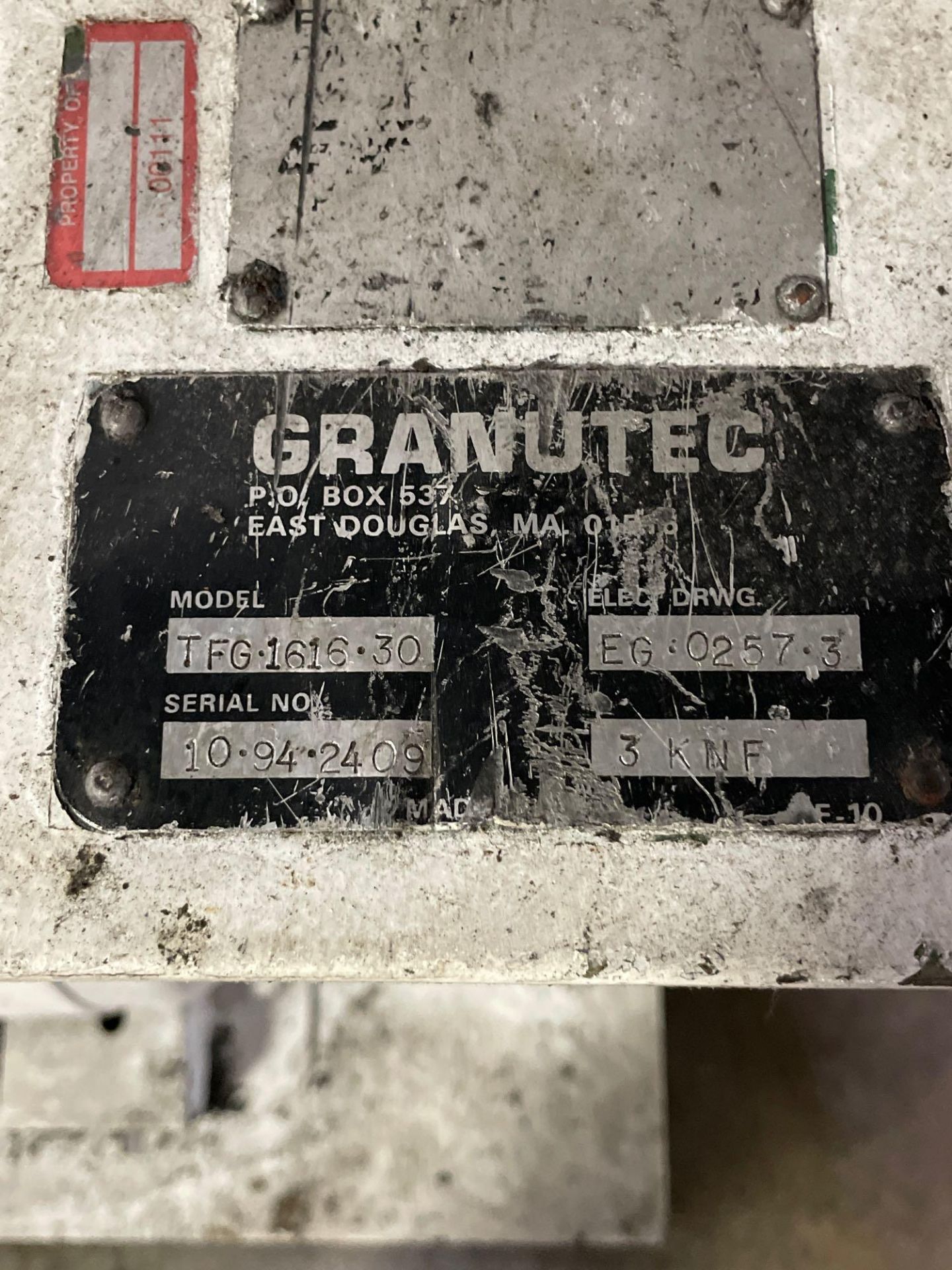 Granutec 30 HP Granulator Grinder m/n TFG 1616-30 s/n 997-3102 - Image 5 of 5