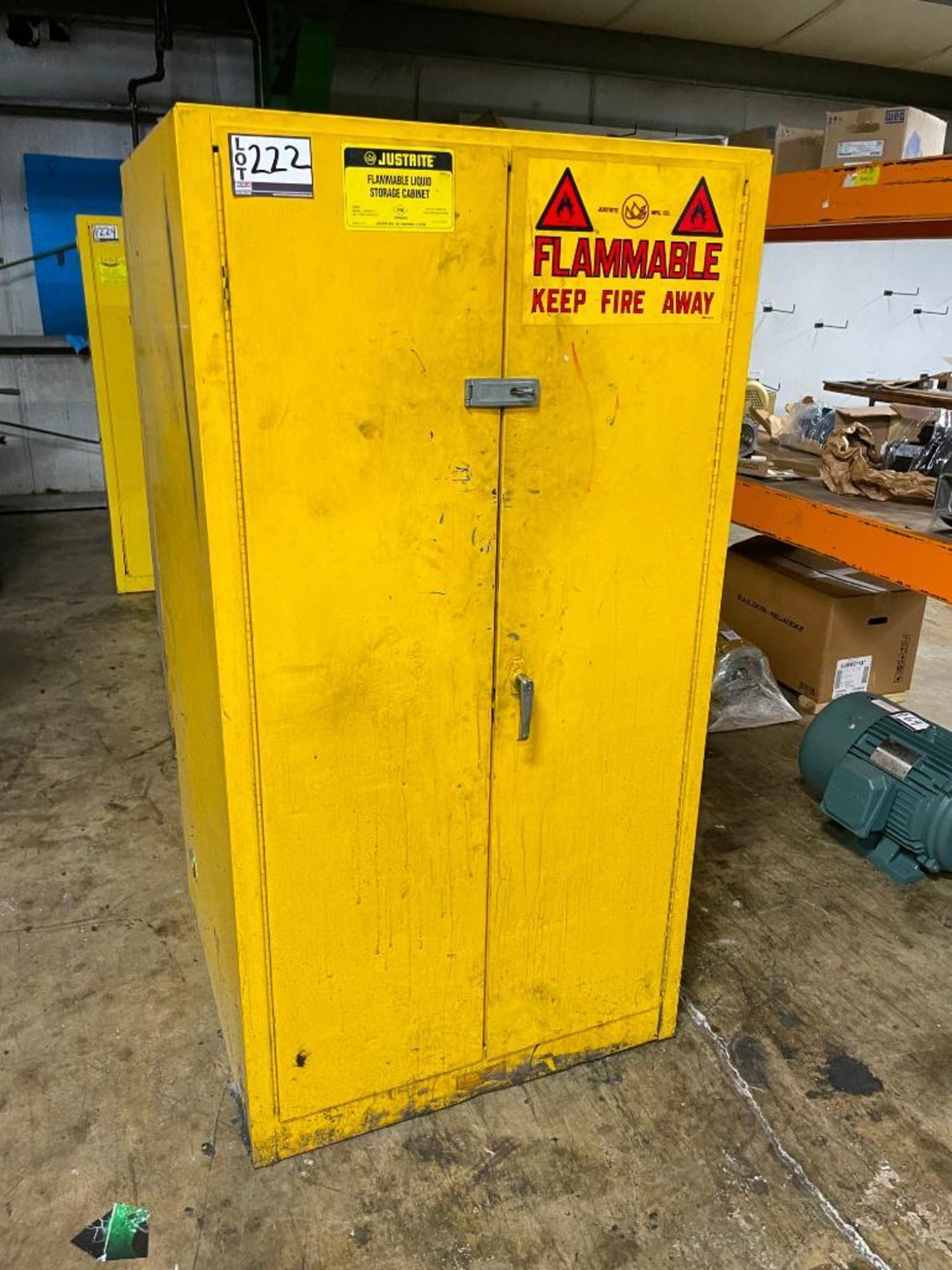 Justrite Flammable Liquid Storage Cabinet