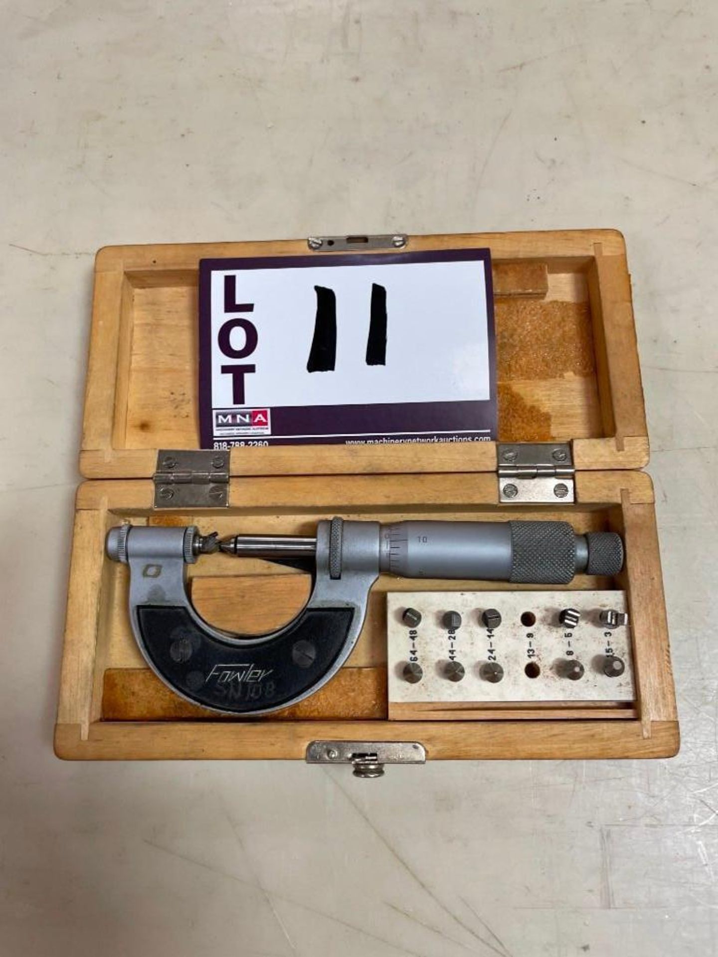 Fowler 0 - 1" Thread Micrometer - Image 3 of 5