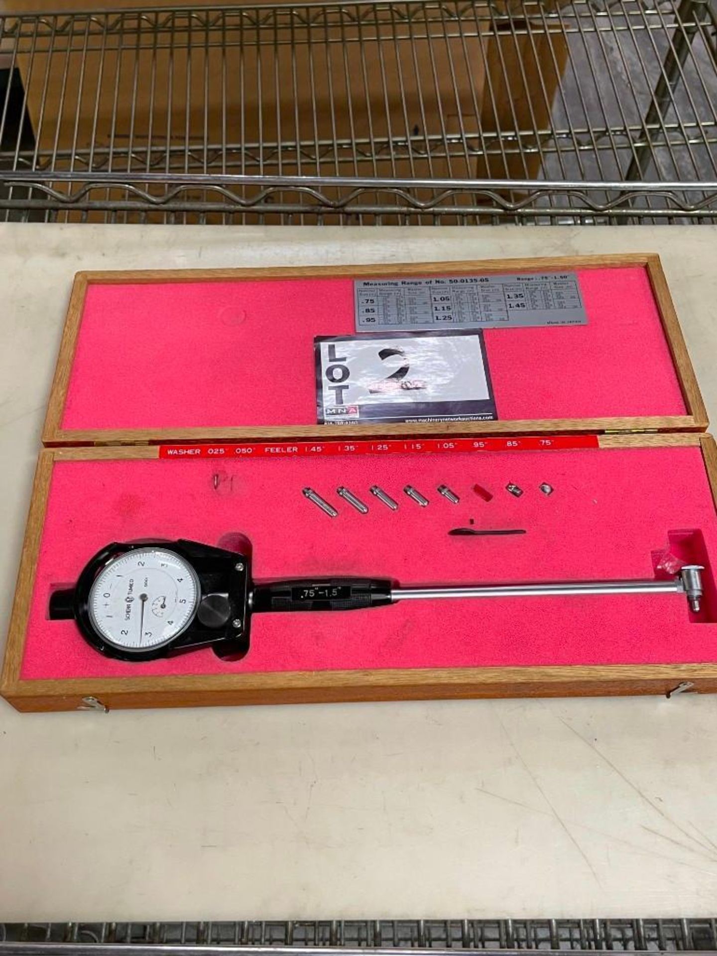 Scherr Tumico Dial Bore Gage Range .075 - .150" - Image 4 of 7