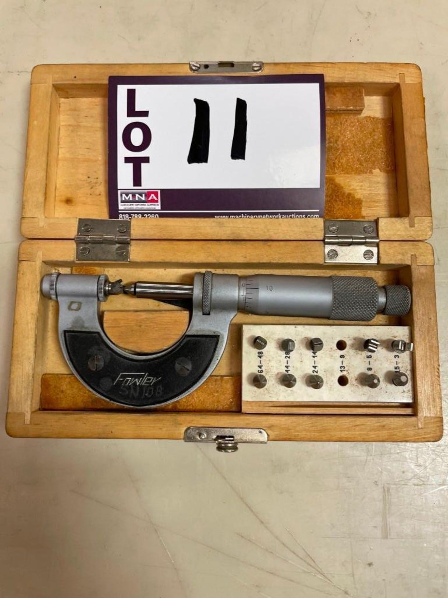 Fowler 0 - 1" Thread Micrometer