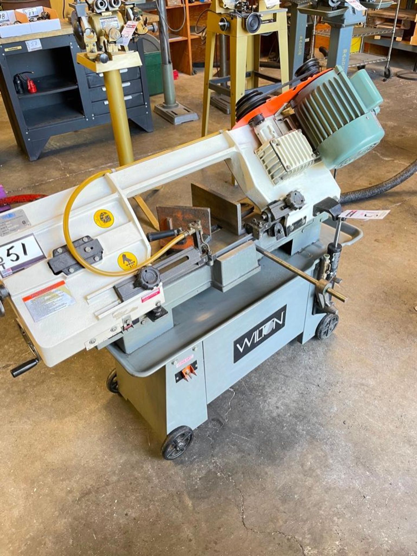 Wilton 7" x 12" Horizontal Bandsaw, m/n 3410, s/n 060612398 - Image 3 of 4