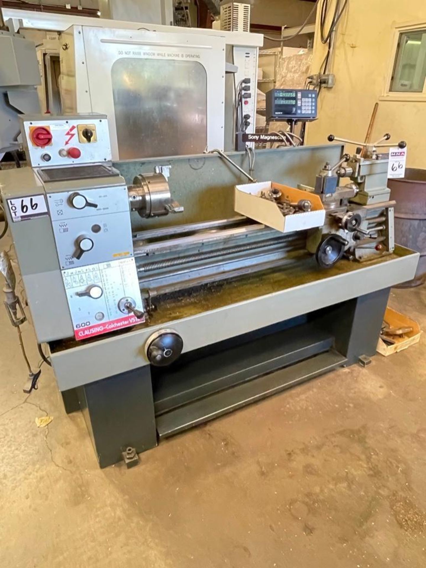 12" x 36" Clausing Colchester VS12 Engine Lathe, Sony DRO - Image 2 of 9