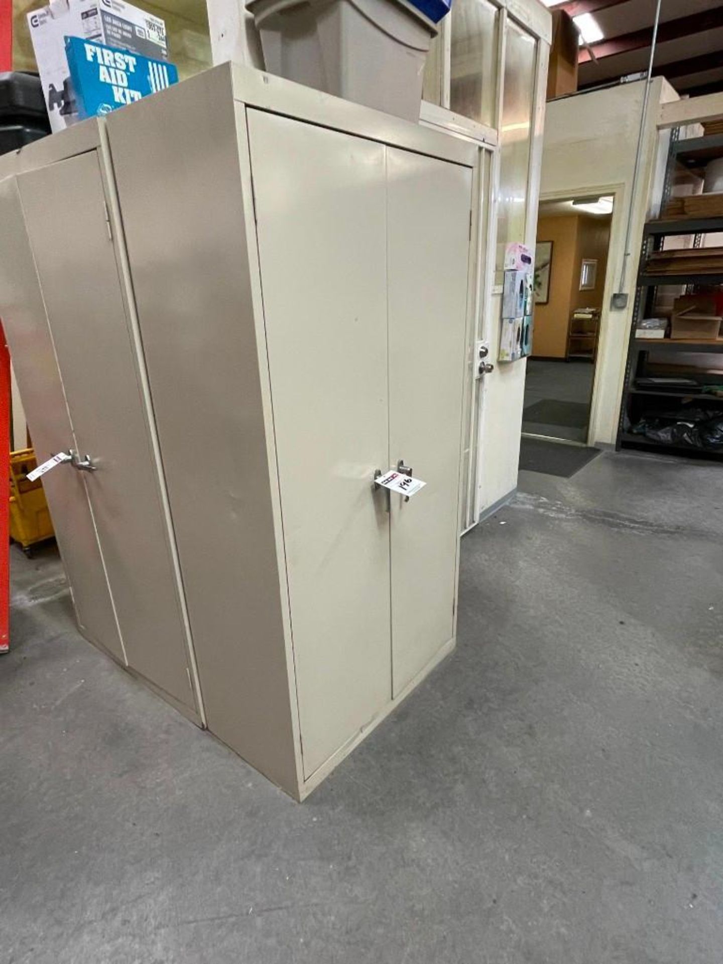 2 Door Metal Cabinet - Image 2 of 3