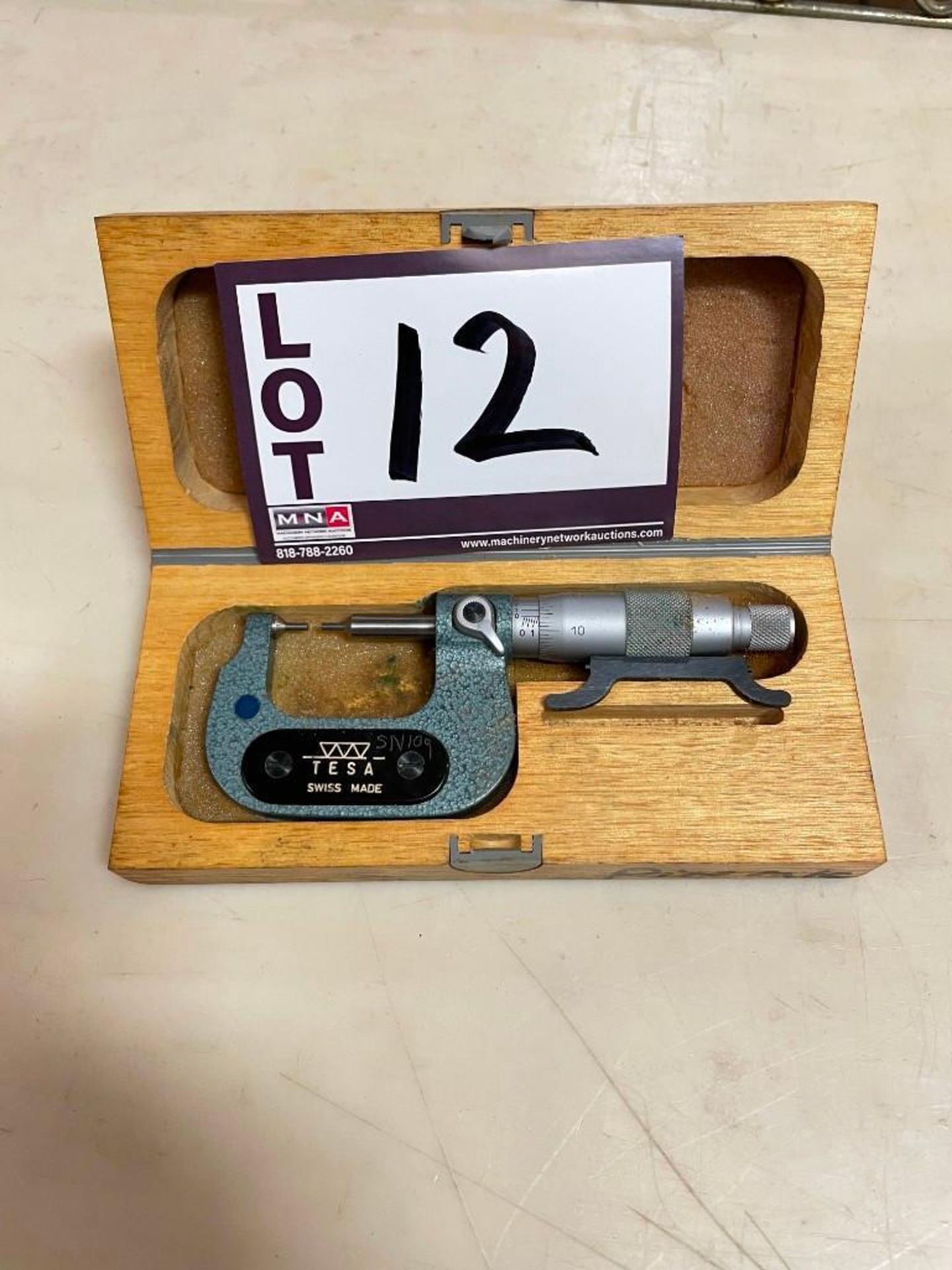 Tesa 0 - 1" Pin Micrometer - Image 5 of 5