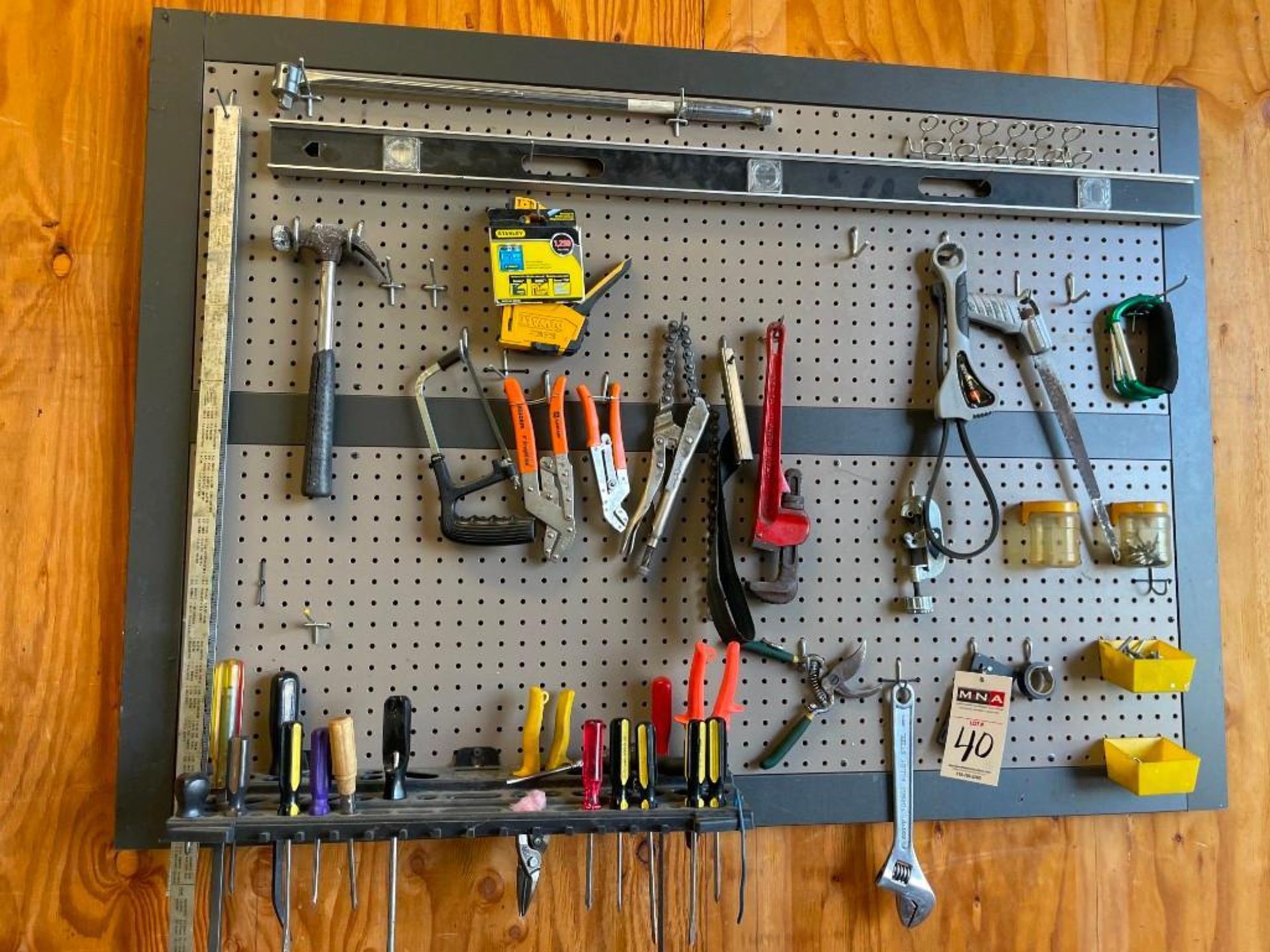 Assorted Hand Tools on Shadow Board - Image 3 of 3