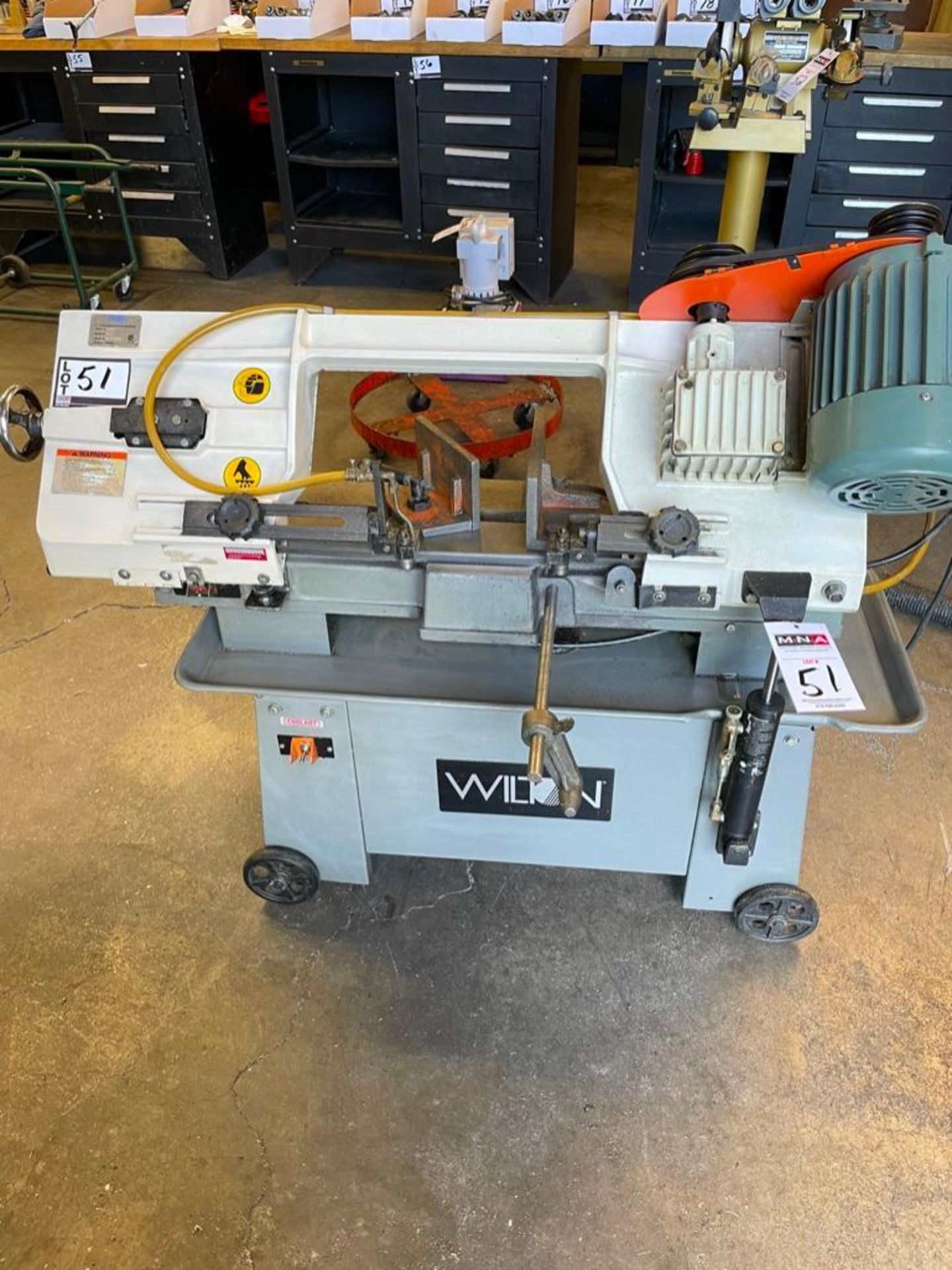 Wilton 7" x 12" Horizontal Bandsaw, m/n 3410, s/n 060612398 - Image 2 of 4