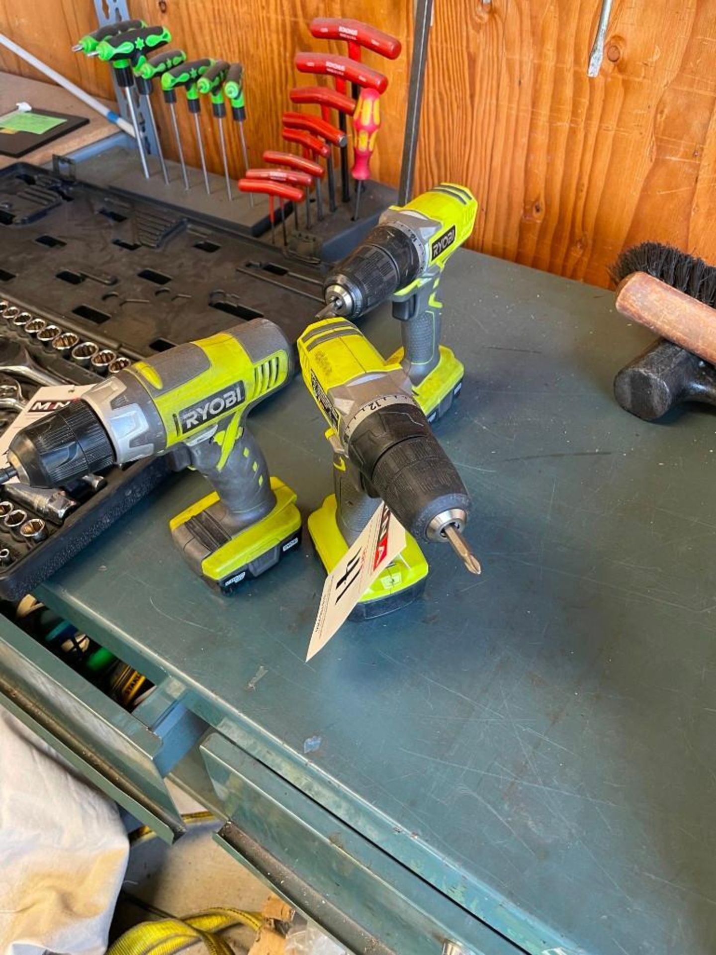 (3) Ryobi Cordless Drills - Image 2 of 3