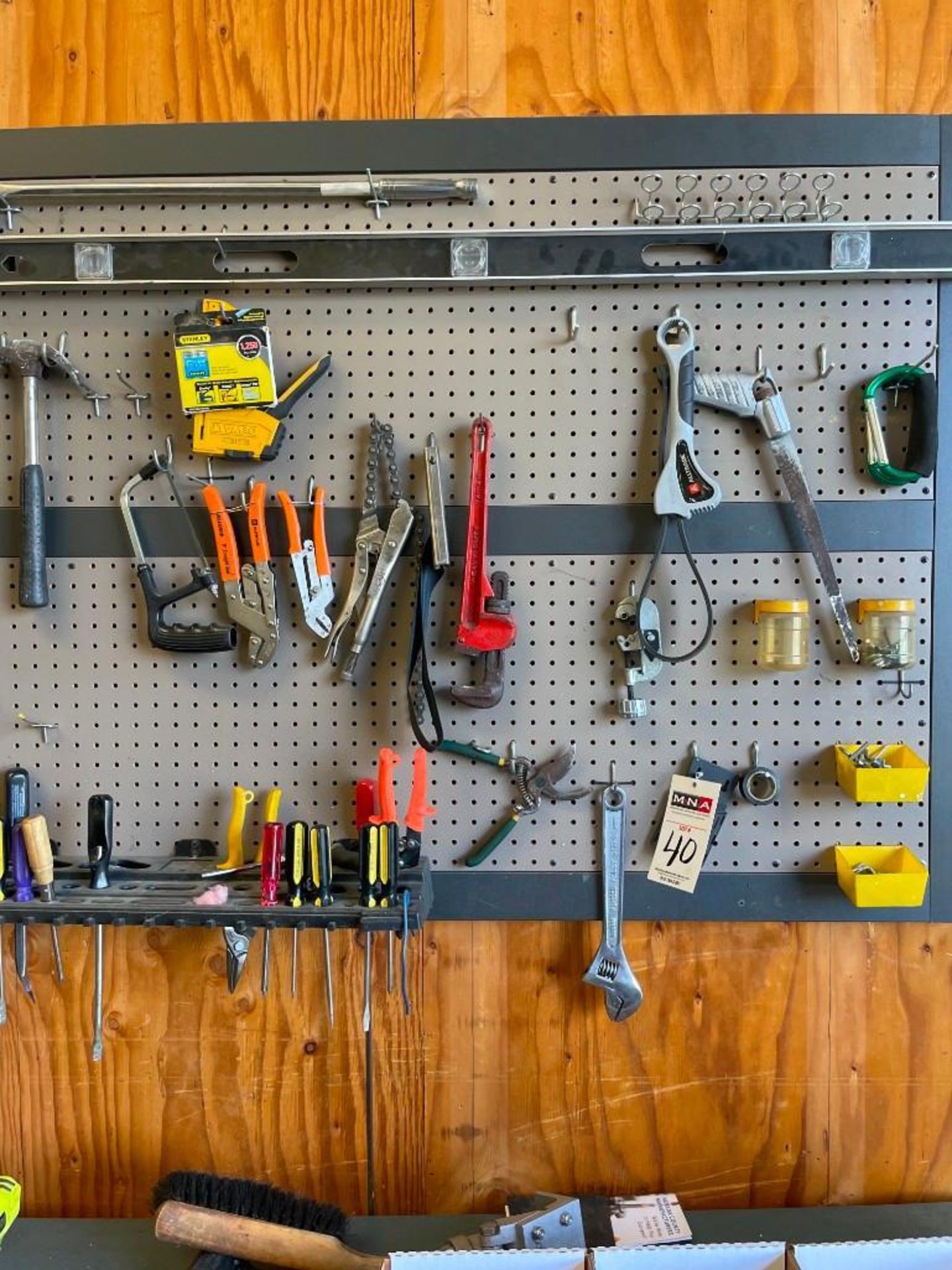 Assorted Hand Tools on Shadow Board