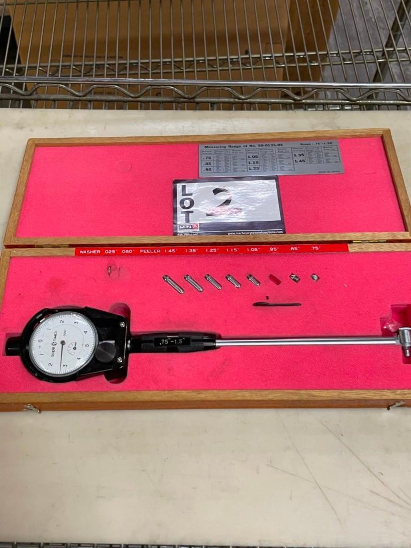 Scherr Tumico Dial Bore Gage Range .075 - .150" - Image 5 of 7