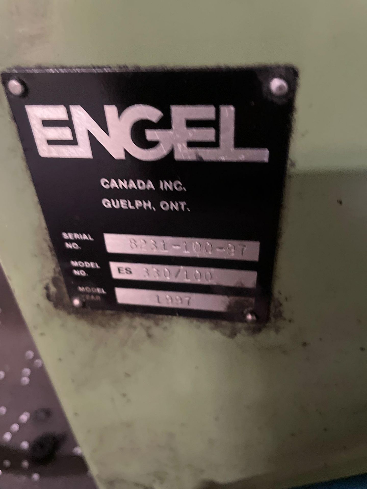 100 Ton Engel 100TL Injection Molder, 5oz Shot Size, s/n 8231/100/97, New 1997 - Image 7 of 8