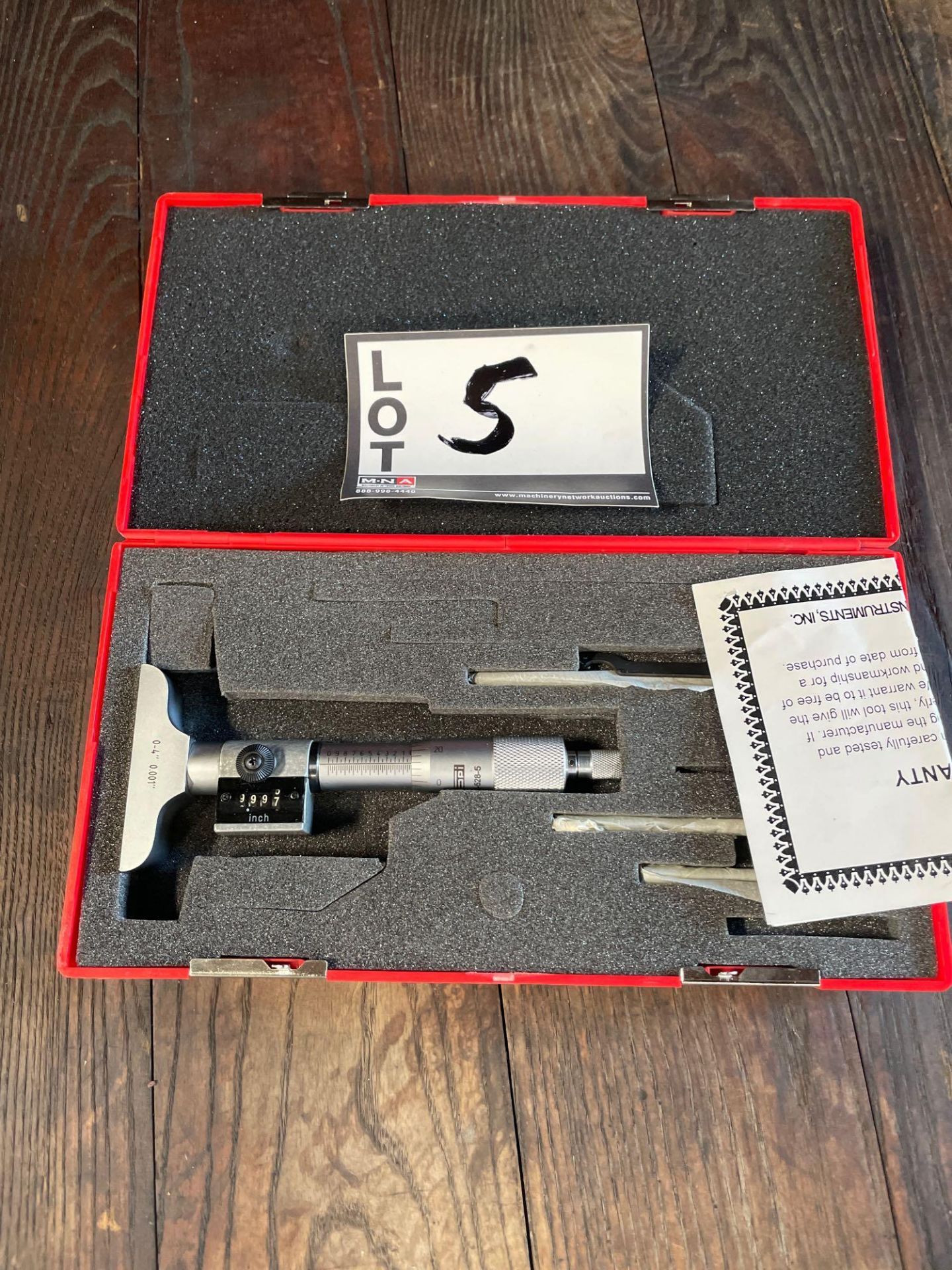 SPI Digital 0 to. 4. Depth Micrometer