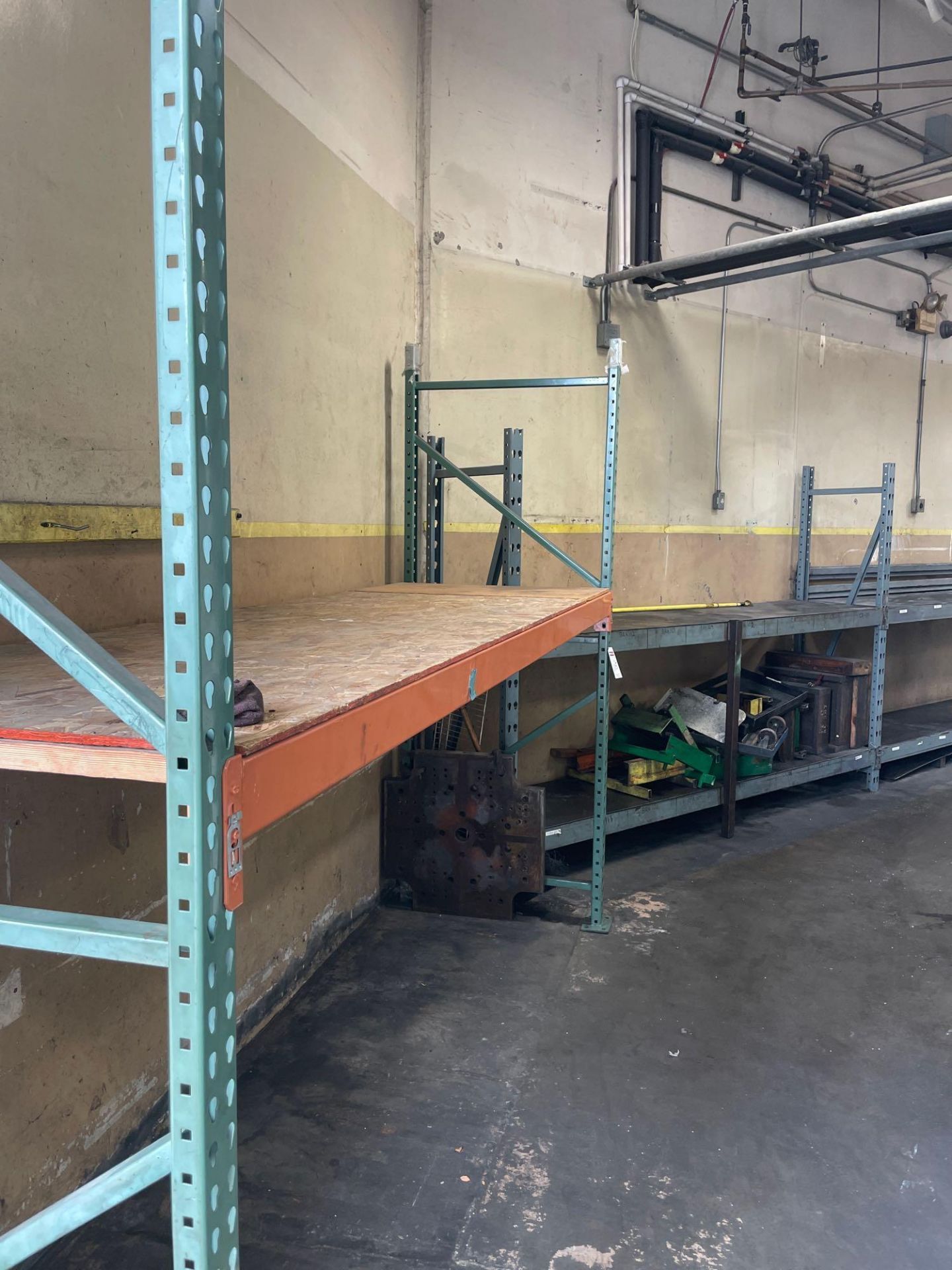(4) Sections of Pallet Racking