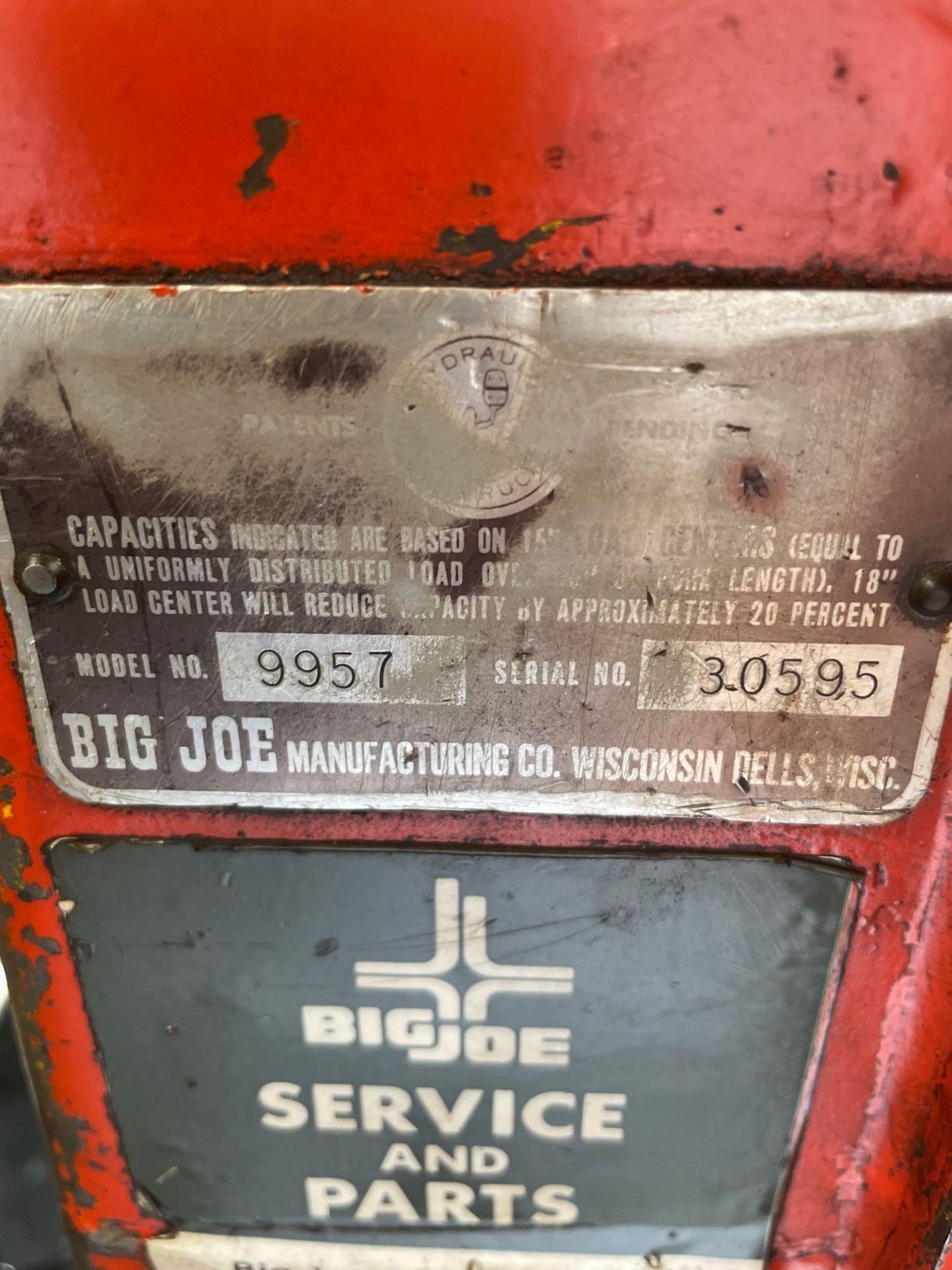 Big Joe 1000lbs. Die Lift - Image 4 of 4