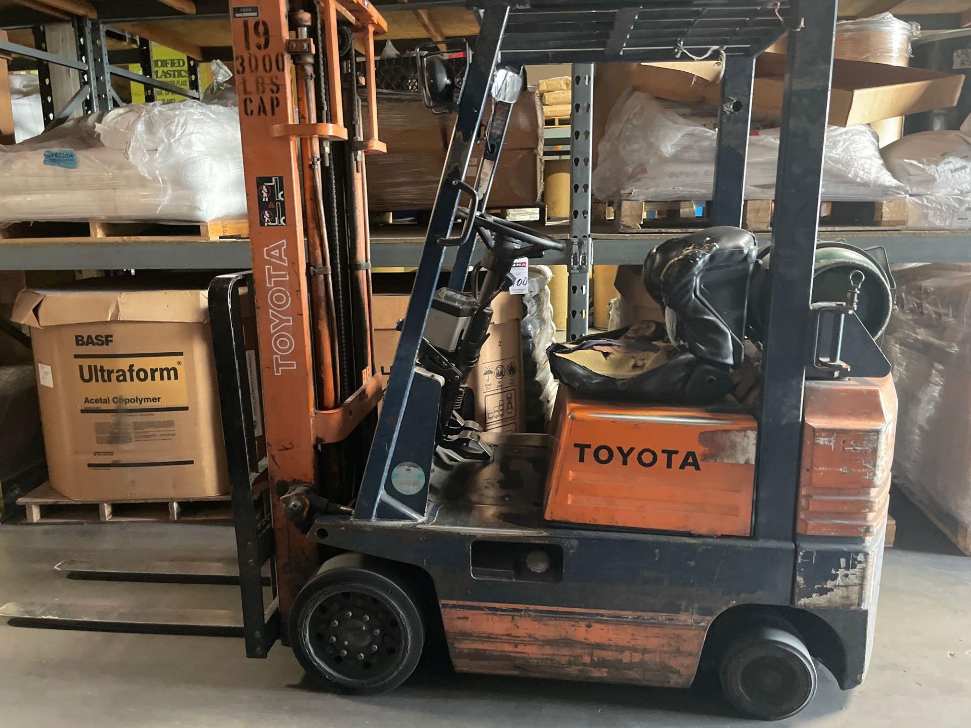Toyota 3000lbs. Cap. Forklift *Late Removal Friday September 3* - Image 2 of 5