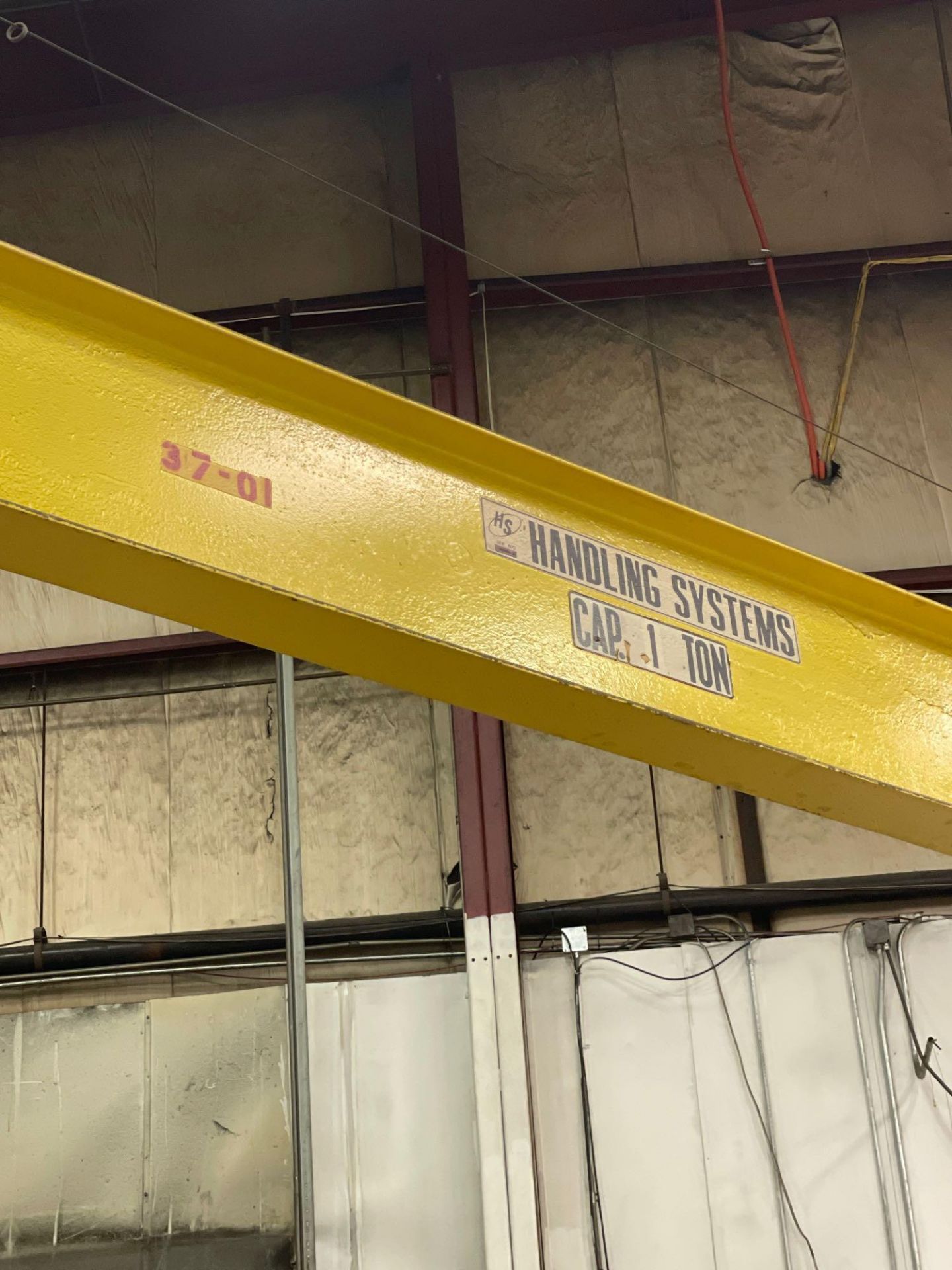 1 Ton “Handling Systems” Jib Crane with hoist w/ 17 ft Arm - Image 4 of 5