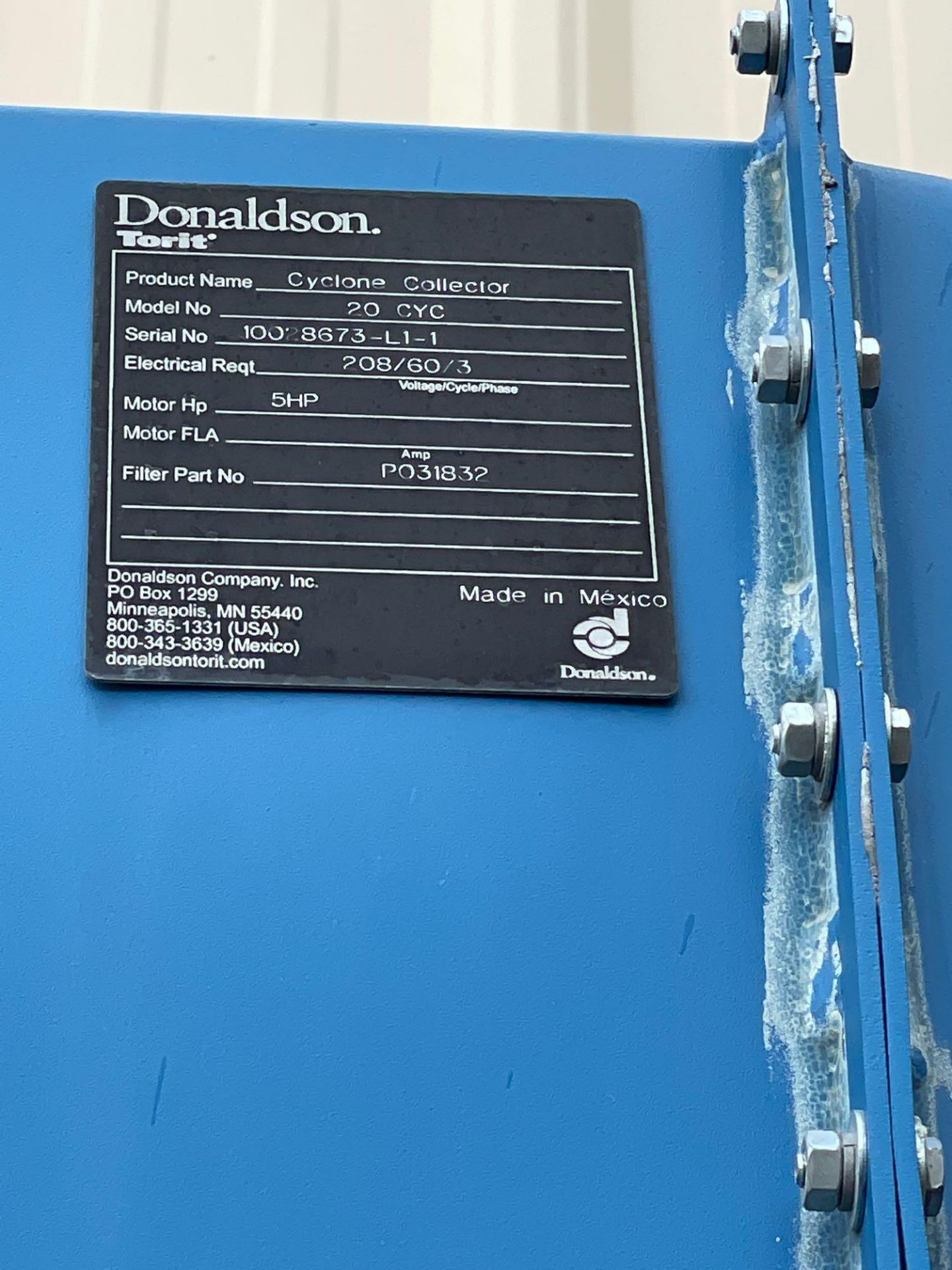 Donaldson Dust Collector - Image 4 of 4