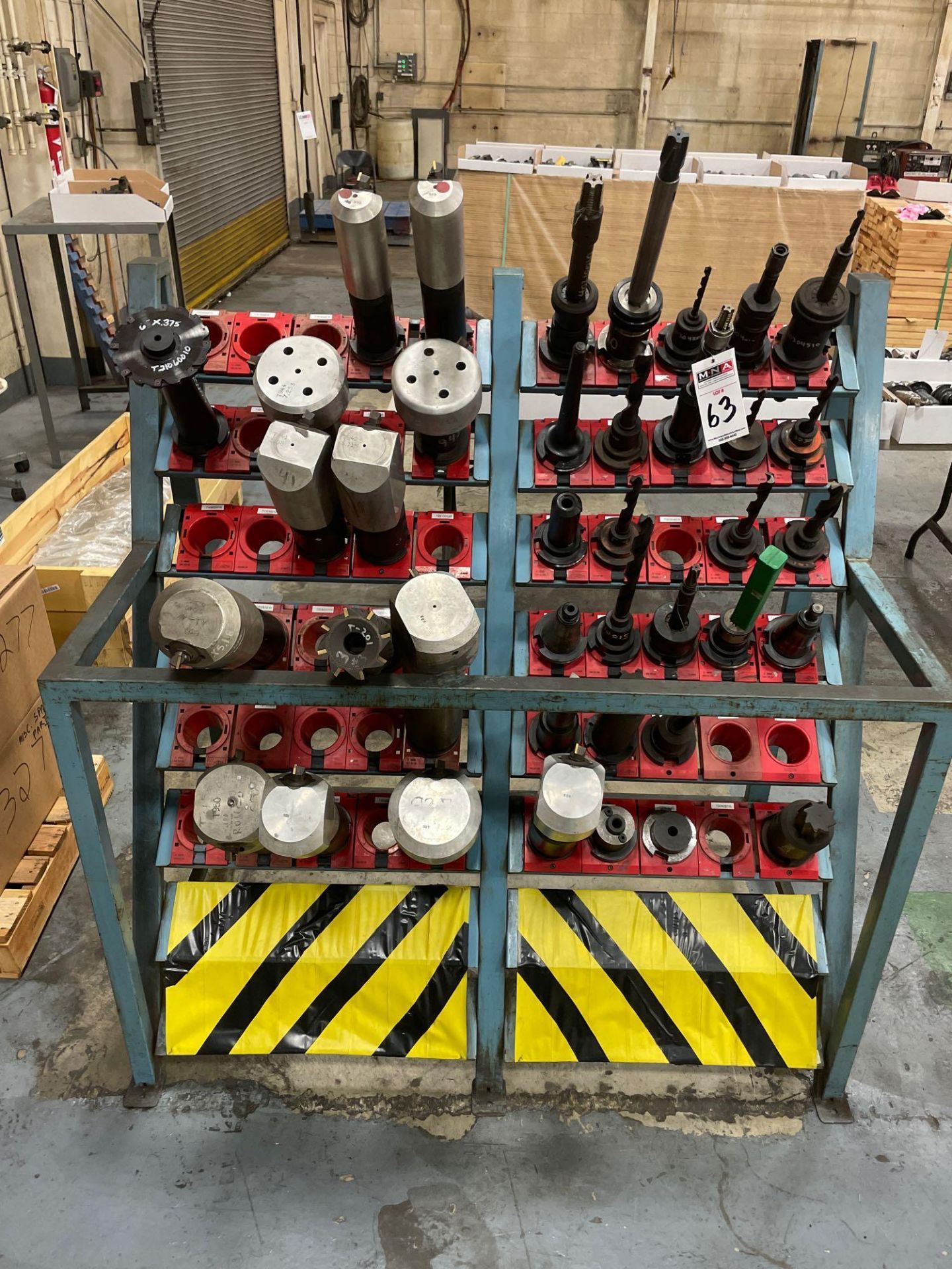 (38) Assorted Cat 50 Tool Holders w/Rack - Image 5 of 5