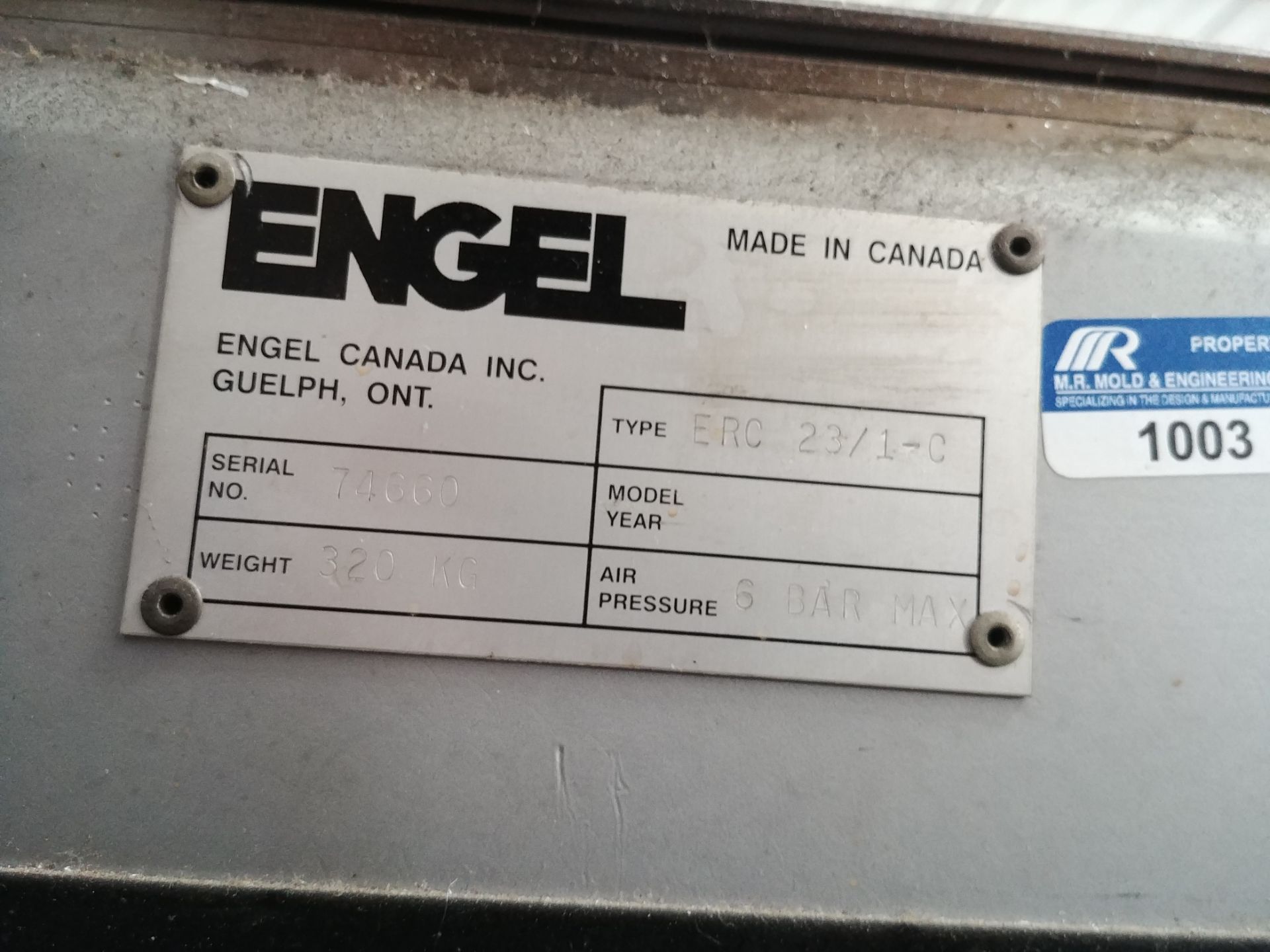 Engel ERC23/1-C Plastics Injection Molding Robot - Image 2 of 2