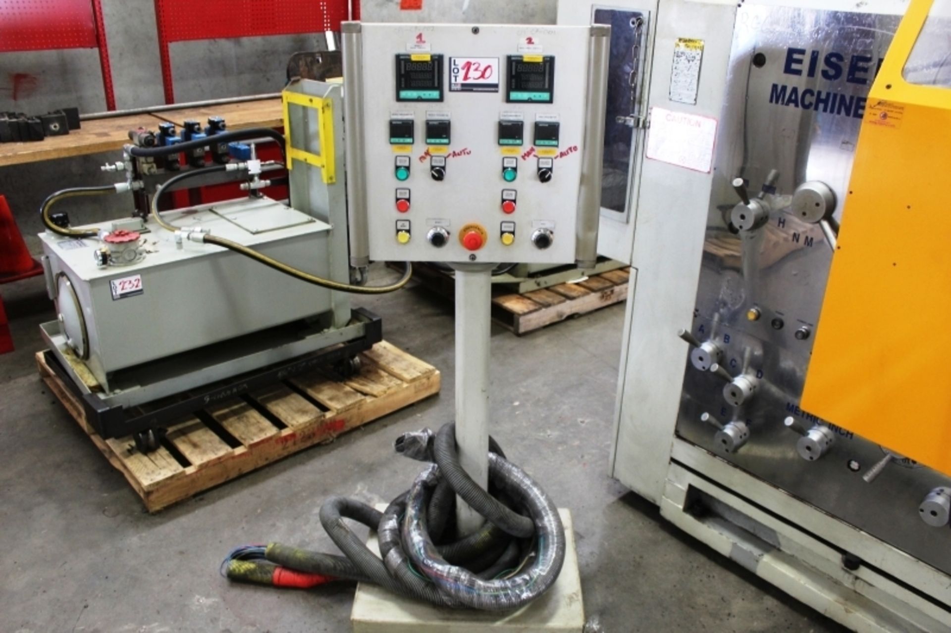 Cope EPT-120/16 Extruder, 4.7” diam., A-B PLC control, 16:1 L/D, 8000 kg, 1:40.2, 200 HP, New 2011 - Image 5 of 15