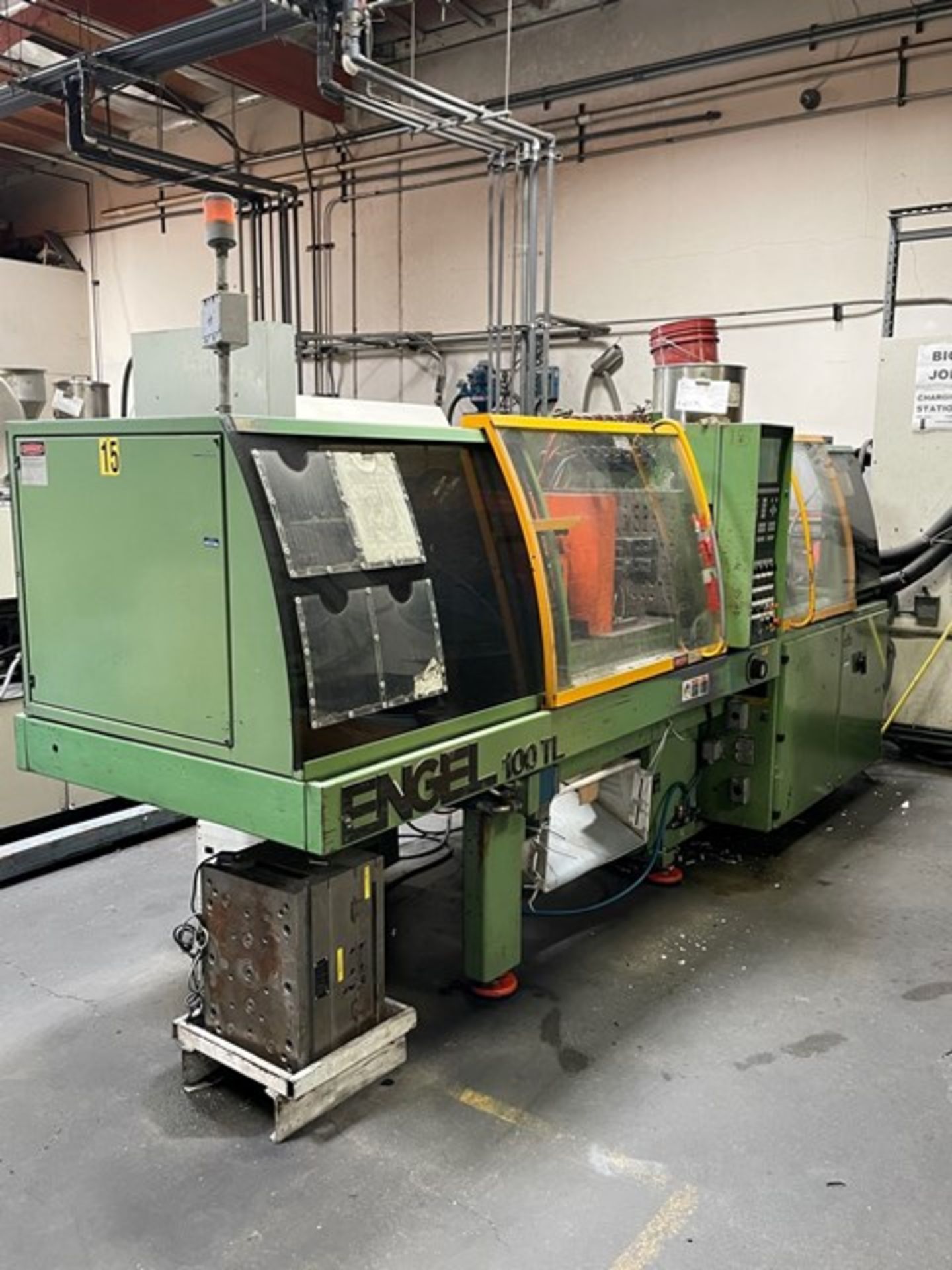 100 Ton 5 Oz Engel ES330-100TL Tie Barless Injection Molding Machine, New 1997 - Image 3 of 10