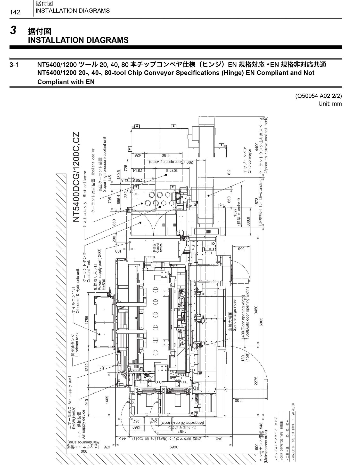 Mori Seiki NT5400 DCG/1800SZ CNC 5-Axis Horizontal Turning Center, MXS-711 III CNC control, 36.2” - Image 22 of 22