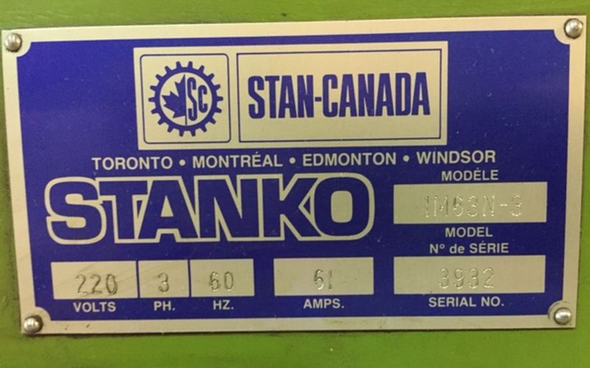 27.5" x 110" Stanko IA36N-3 Engine Lathe - Image 5 of 5