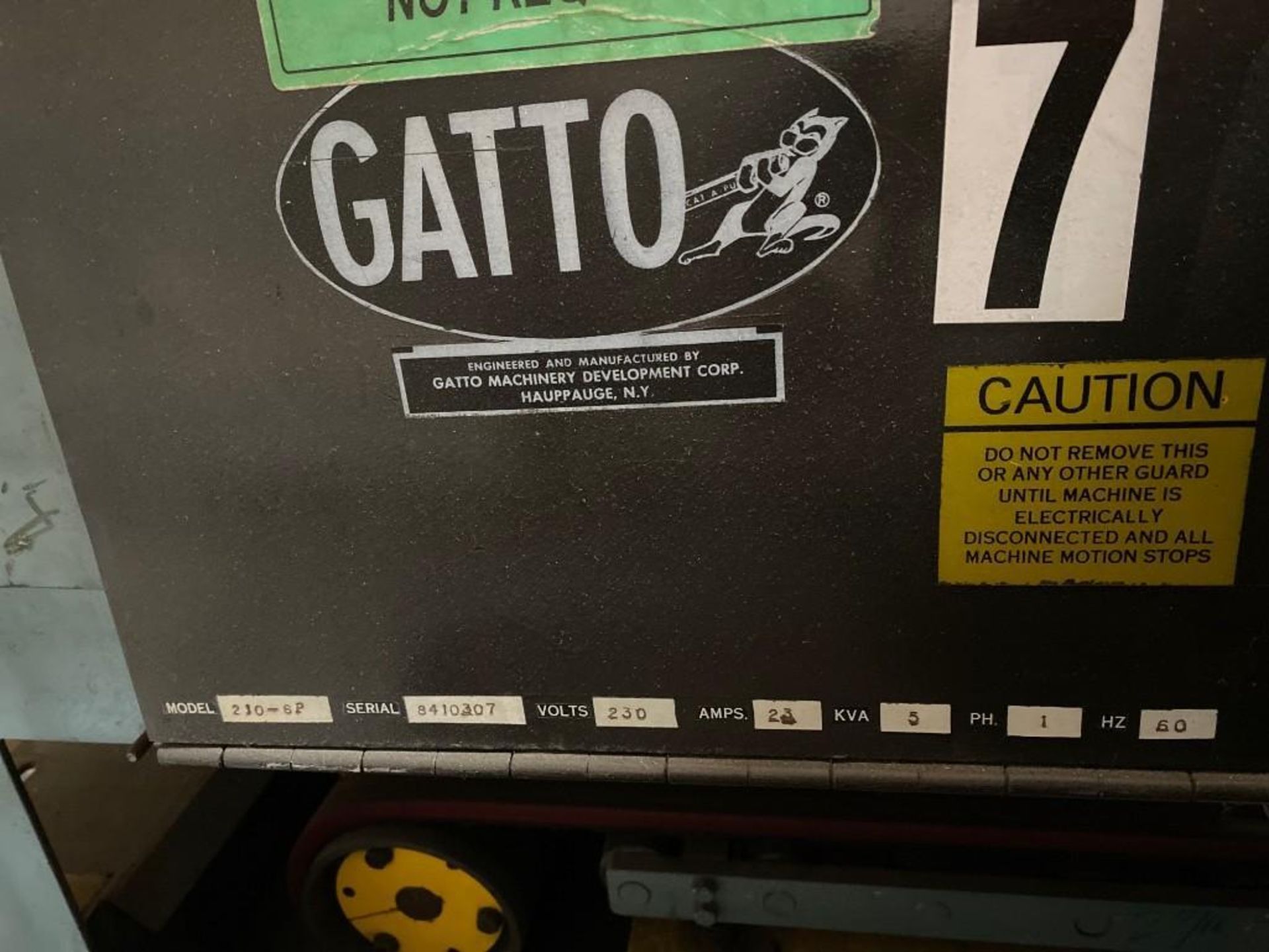 Gatto 210-6P Puller, s/n 8410307 - Image 3 of 3