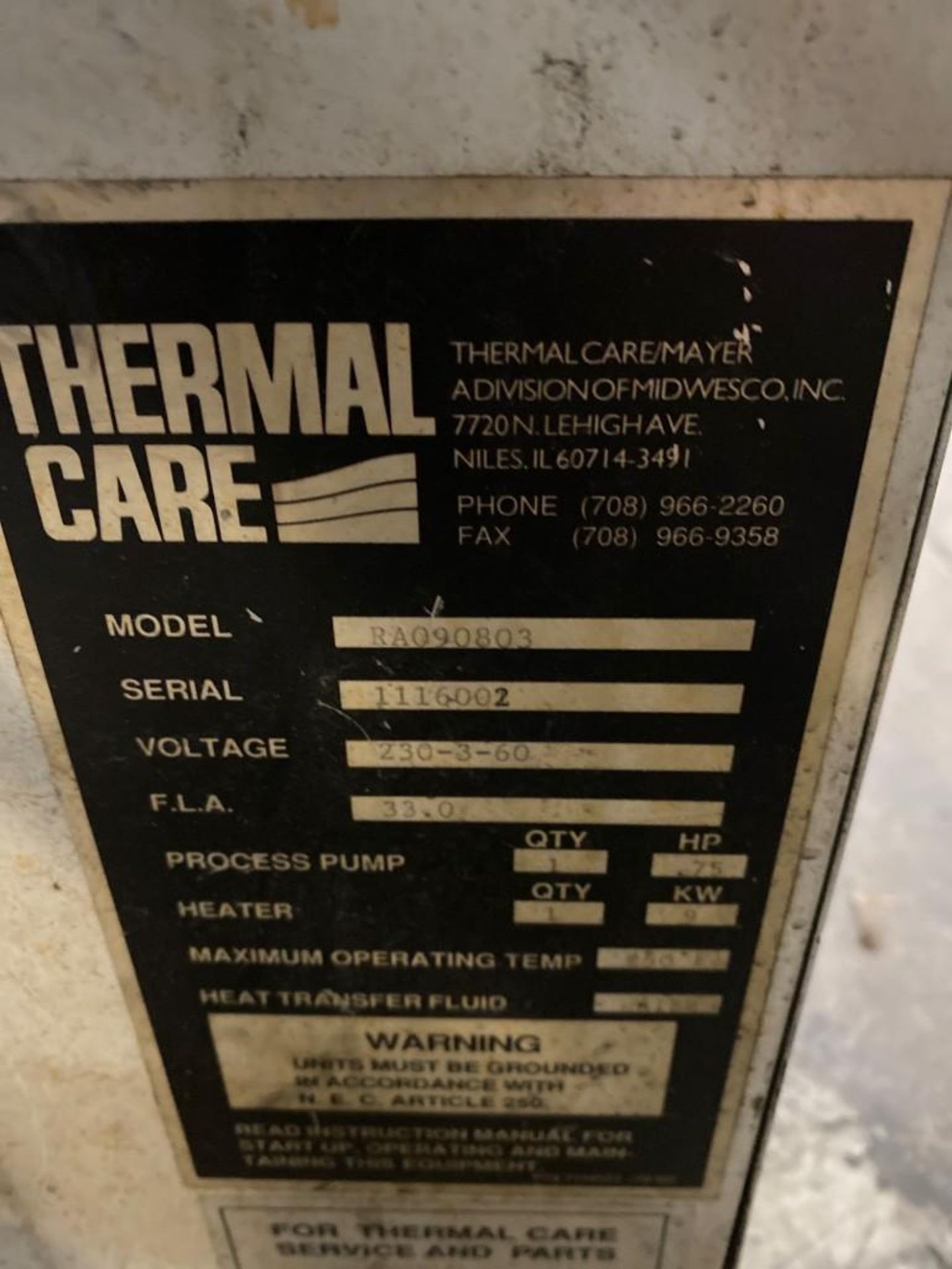 Thermalcare Aquatherm RA090803 Temperature Controller - Image 5 of 5